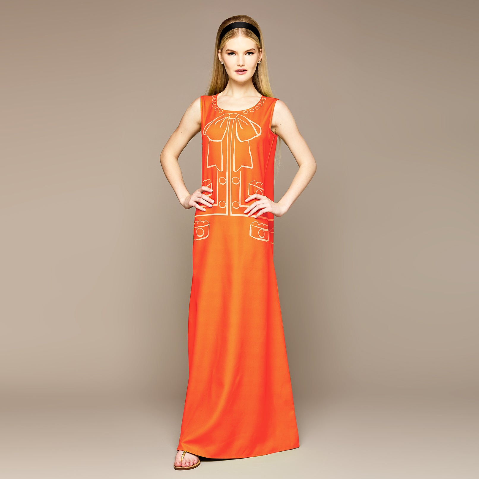 MME. "BEATRICE" Garden Dress - CLEMENTINE