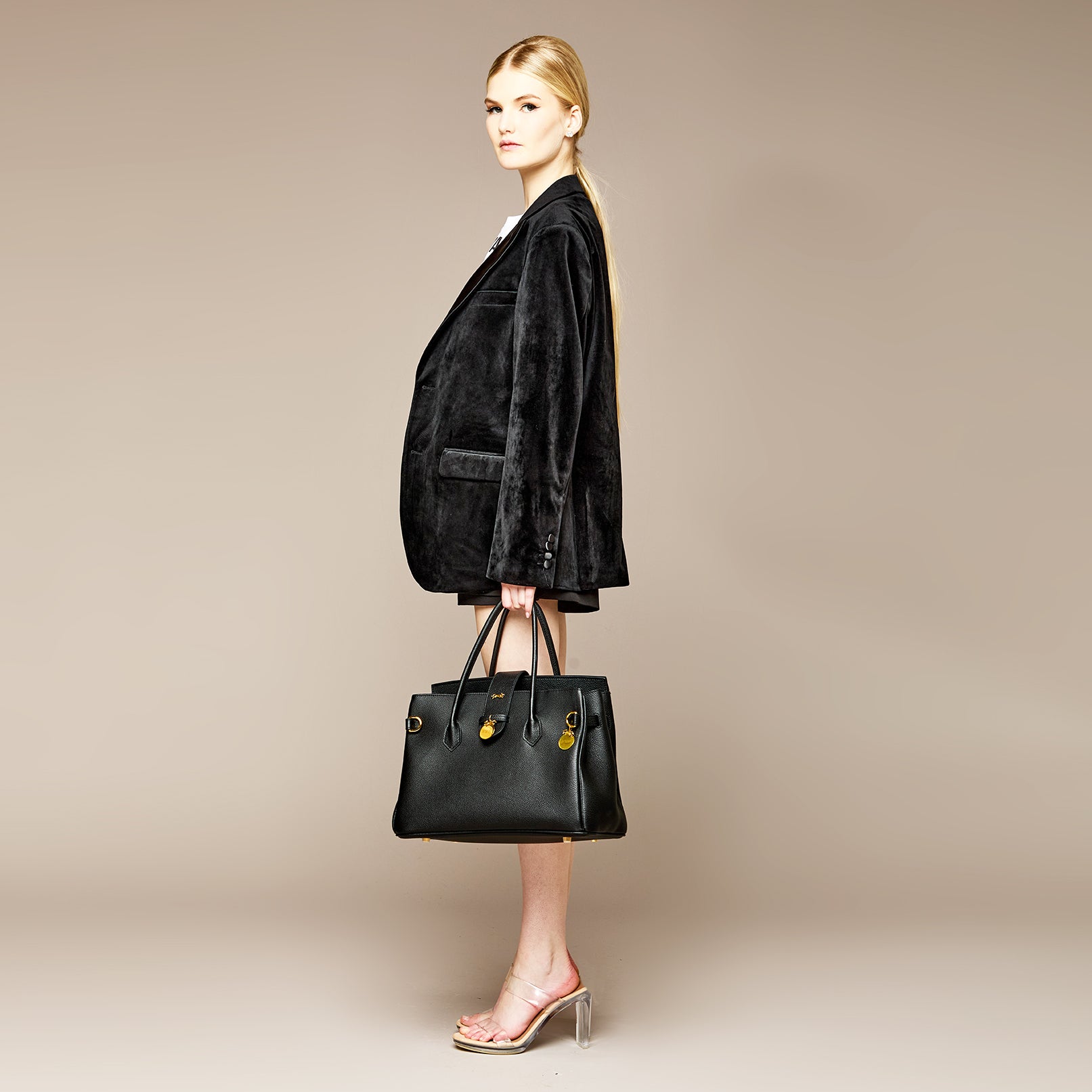 MME.MINK "TUXEDO" JACKET