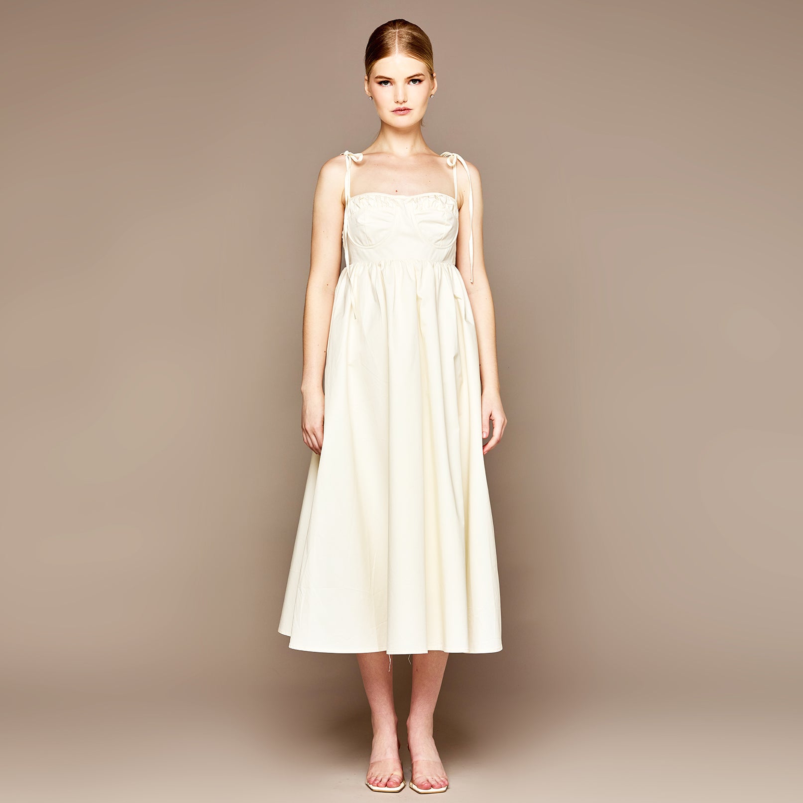 MME. ROYCE Dress - CREME