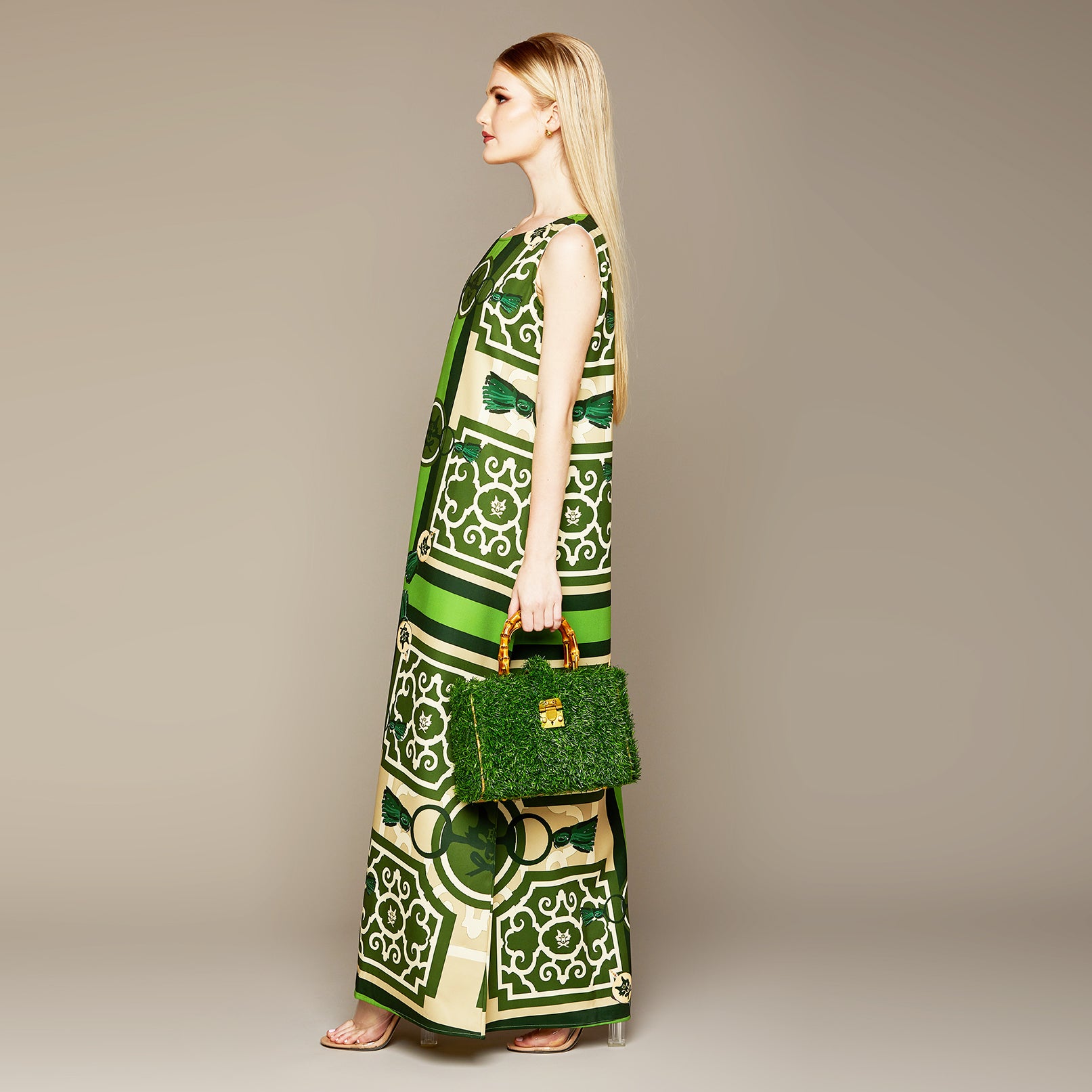 MME. COURT GARDEN DRESS - ENVY