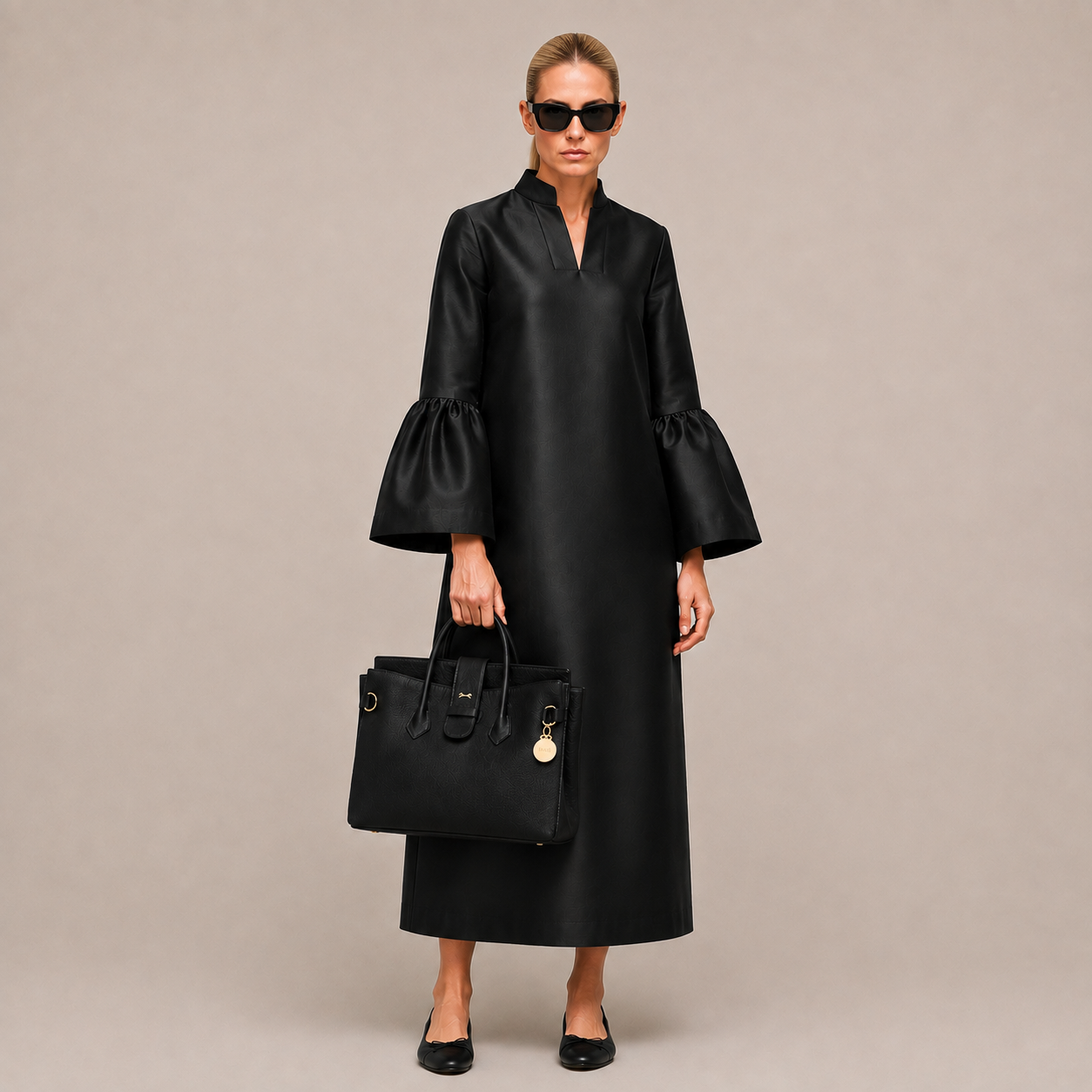 MME. PALM BEACH Dress - NOIR