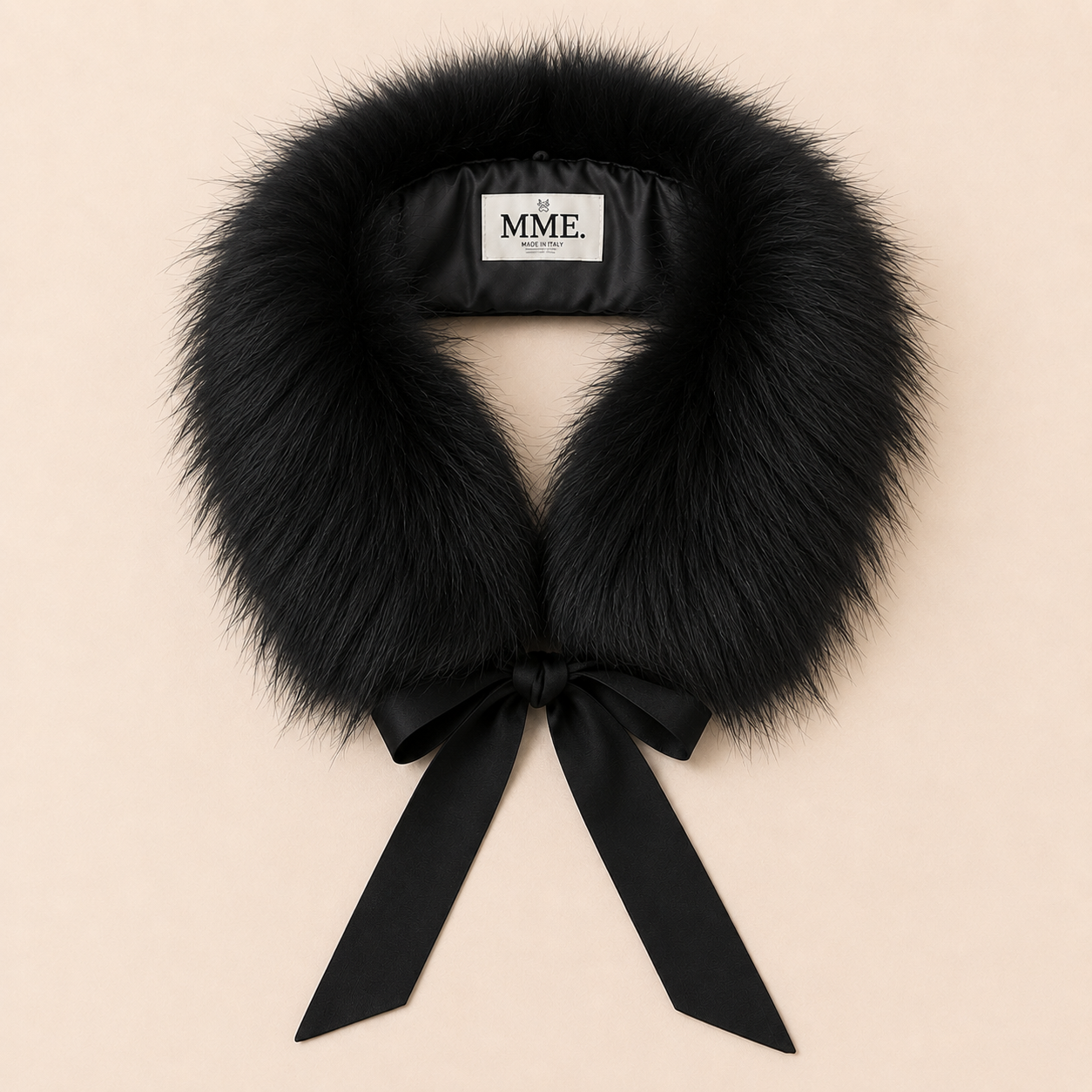 MME. FUR COLLAR - Fox NOIR
