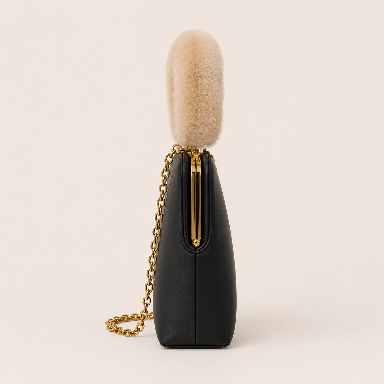 MME. No. 6 Bamboo Clutch - NOIR