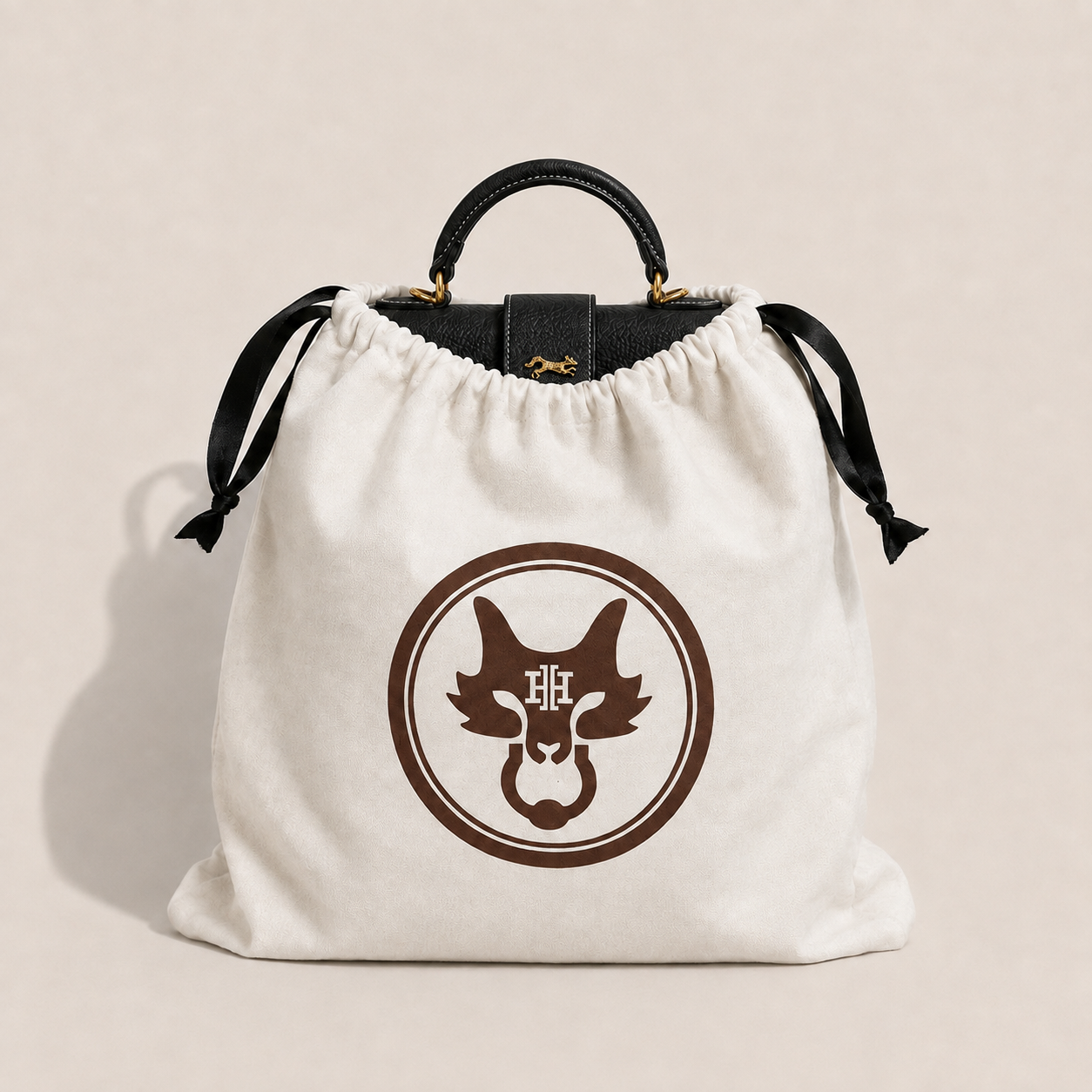 The ONASSIS 30cm LADY BAG - NOIR
