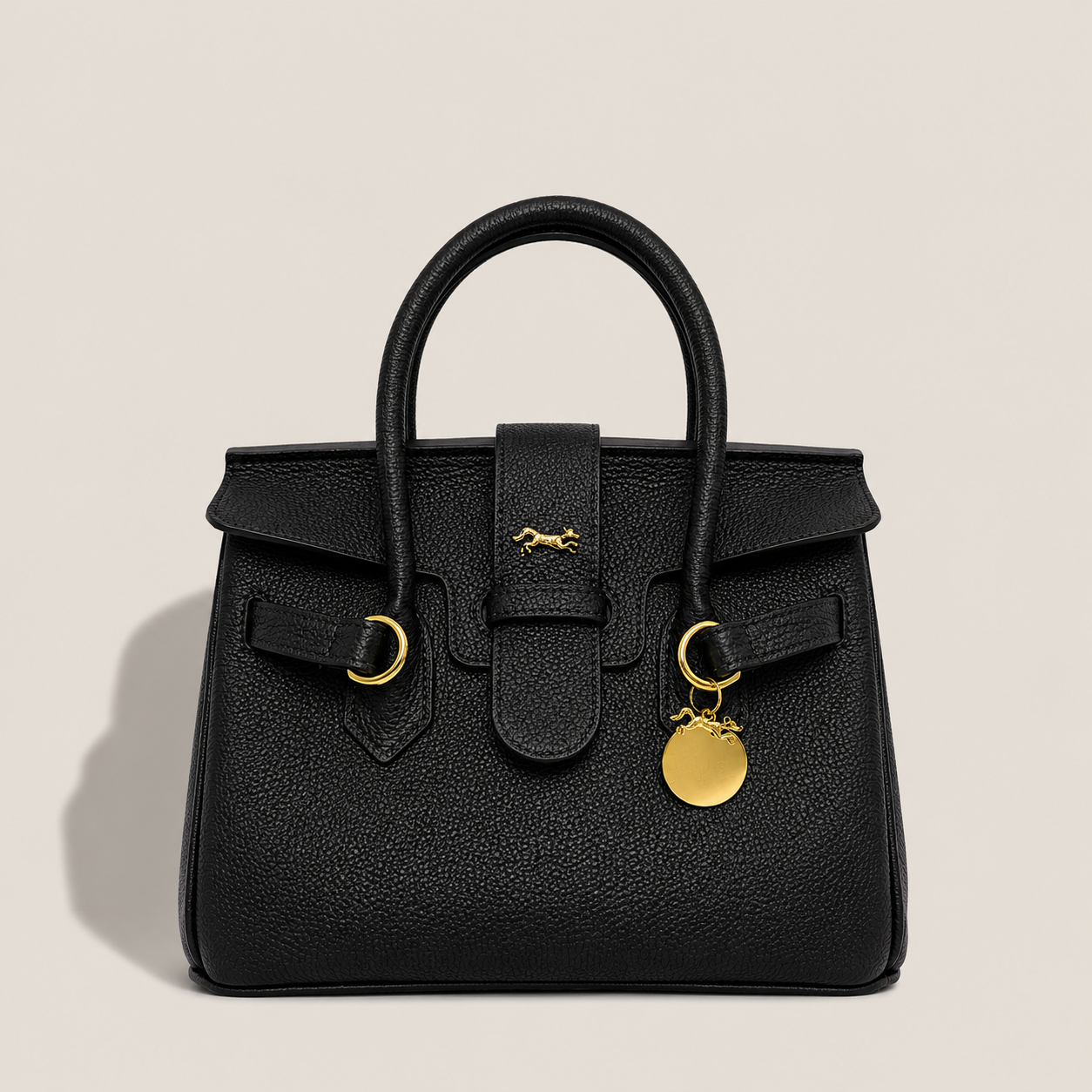The ONASSIS 25 TOTE - TOGO NOIR