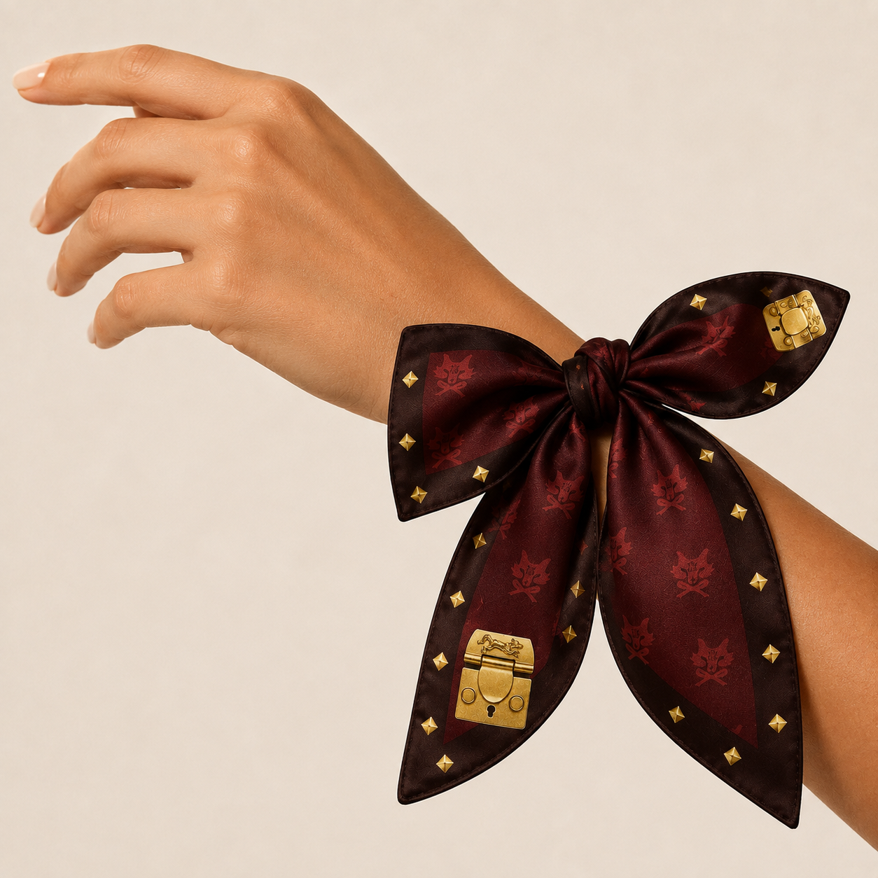 MME. TRUNK SCARF - BURGUNDY