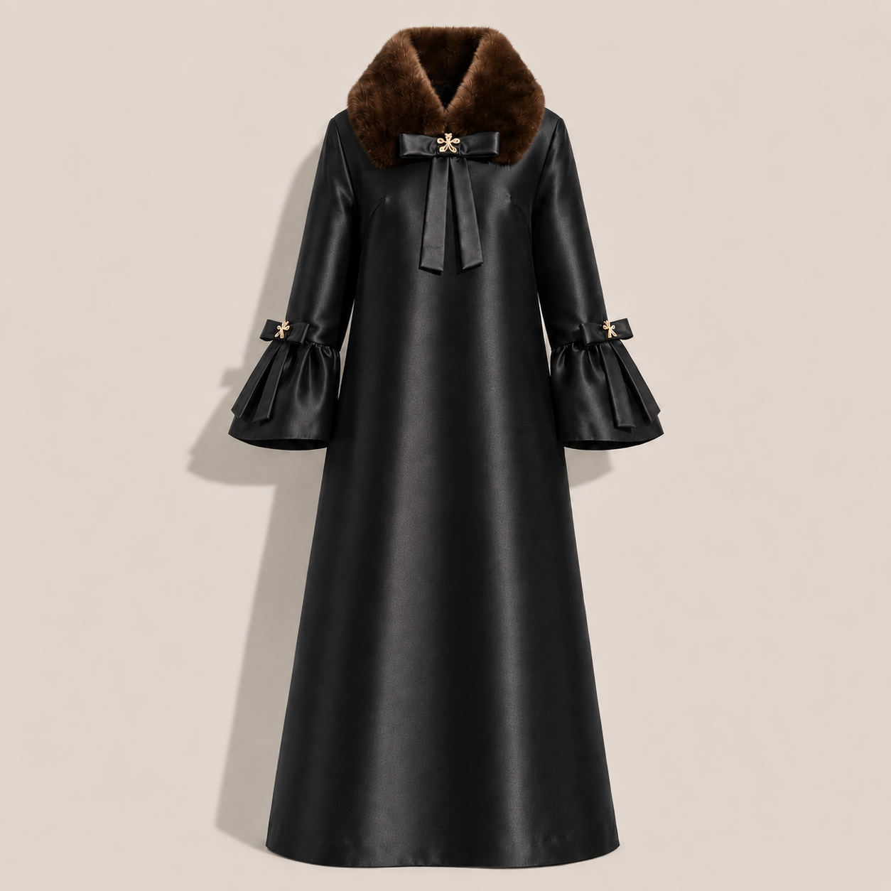 MME.MINK OPERA GARDEN GOWN - NOIR