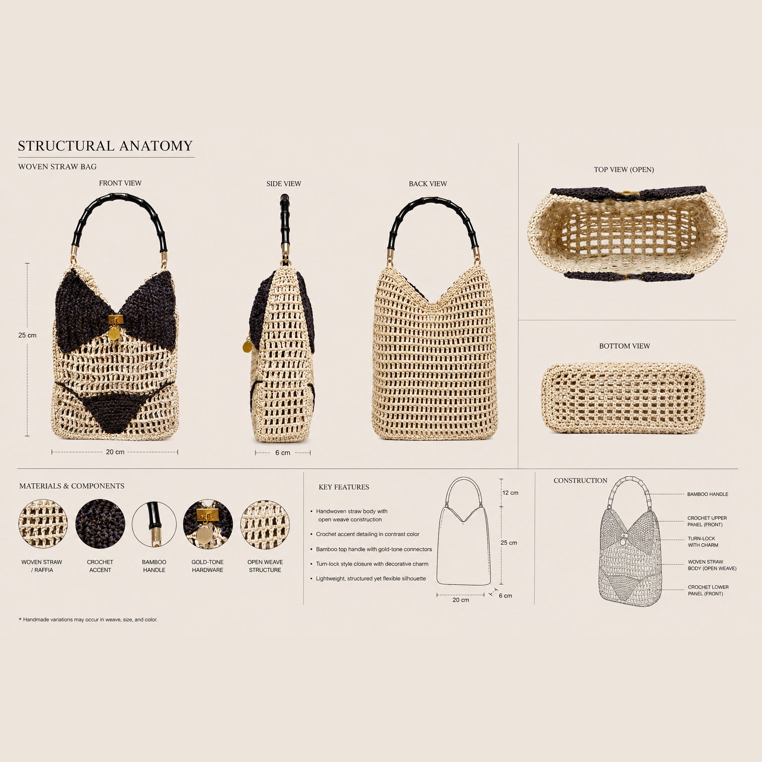 MME. BIKINI BEACH TOTE