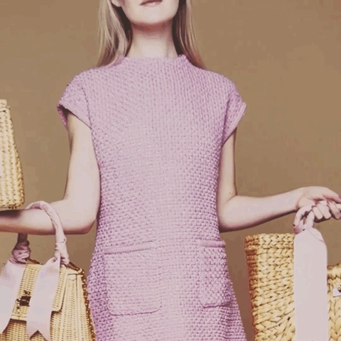 MME. TURLINGTON BOUCLÉ Dress - ROSE PINK