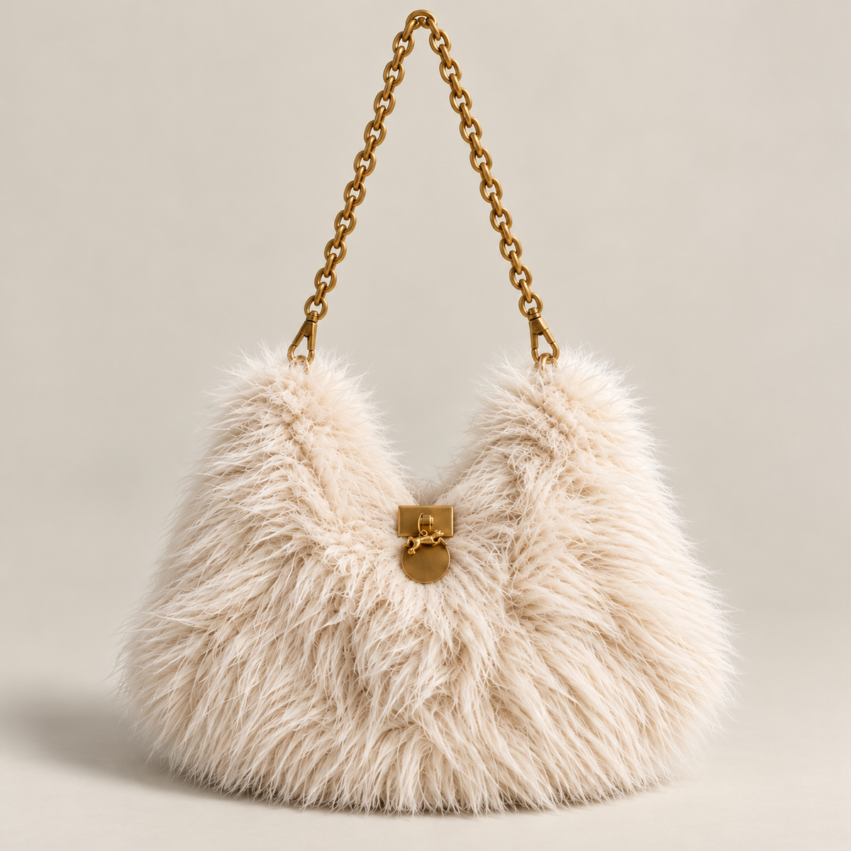 MME. SNOW BALL Bag - Creme