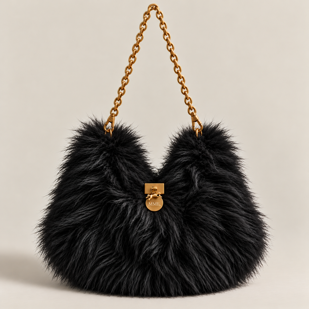 MME. SNOW BALL Bag - Noir