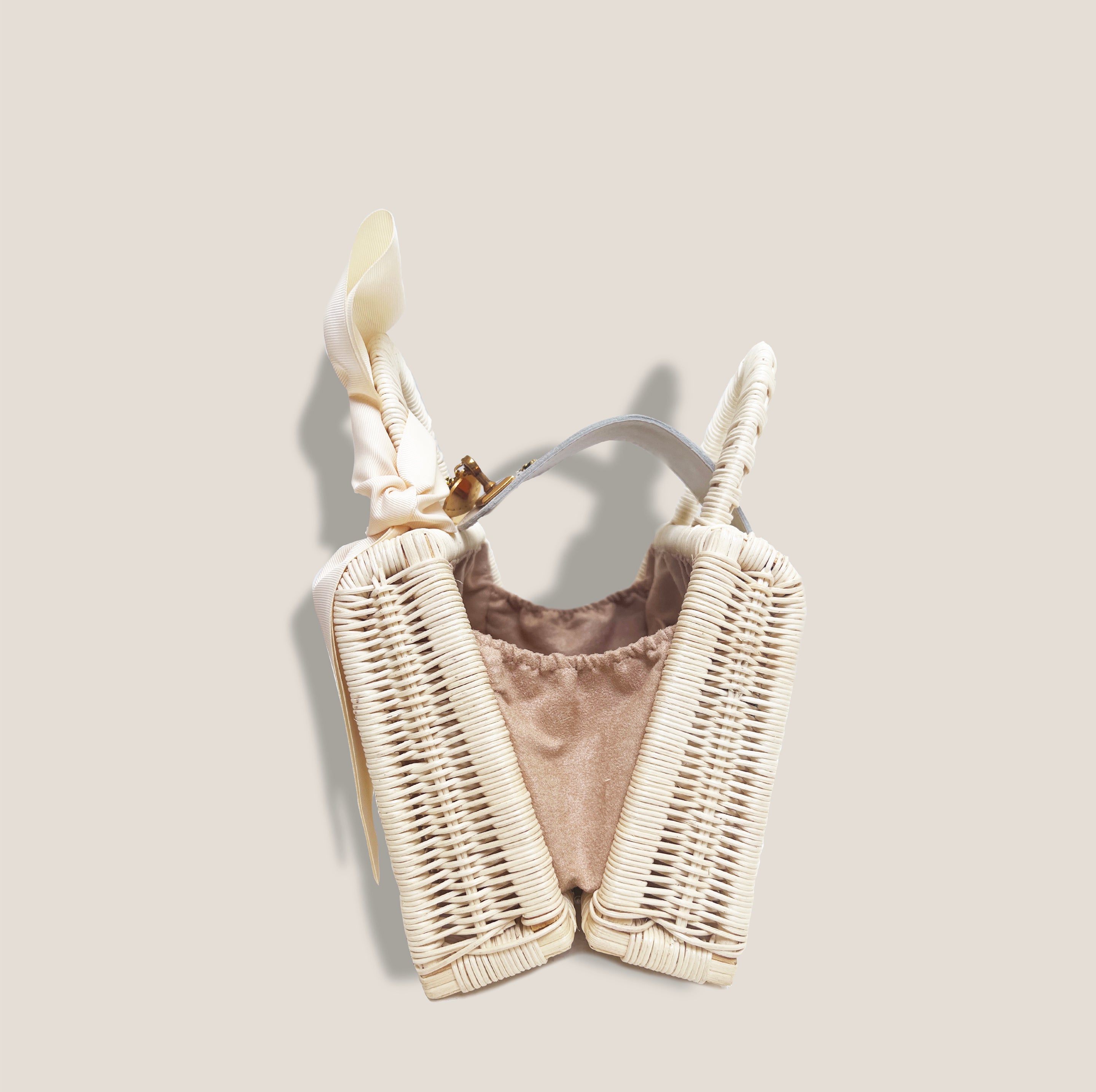 MME. MONACO PETITE BAG - CREME*