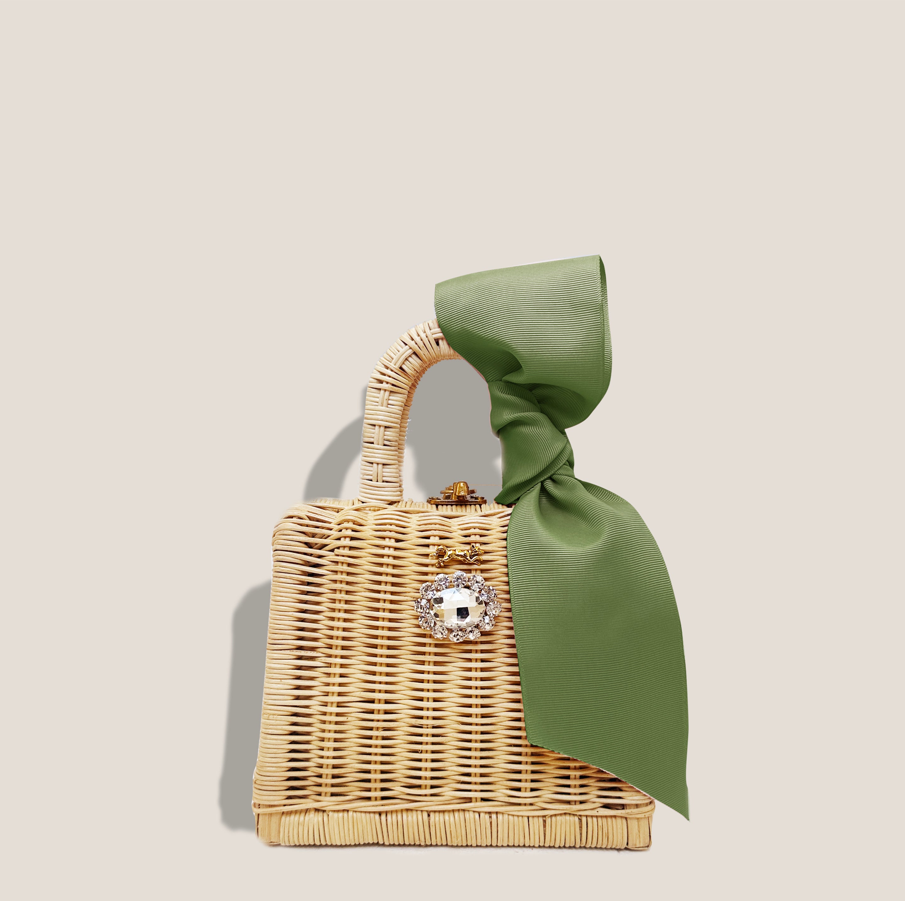 MME. BABY MONACO BAG - SPRING MOSS