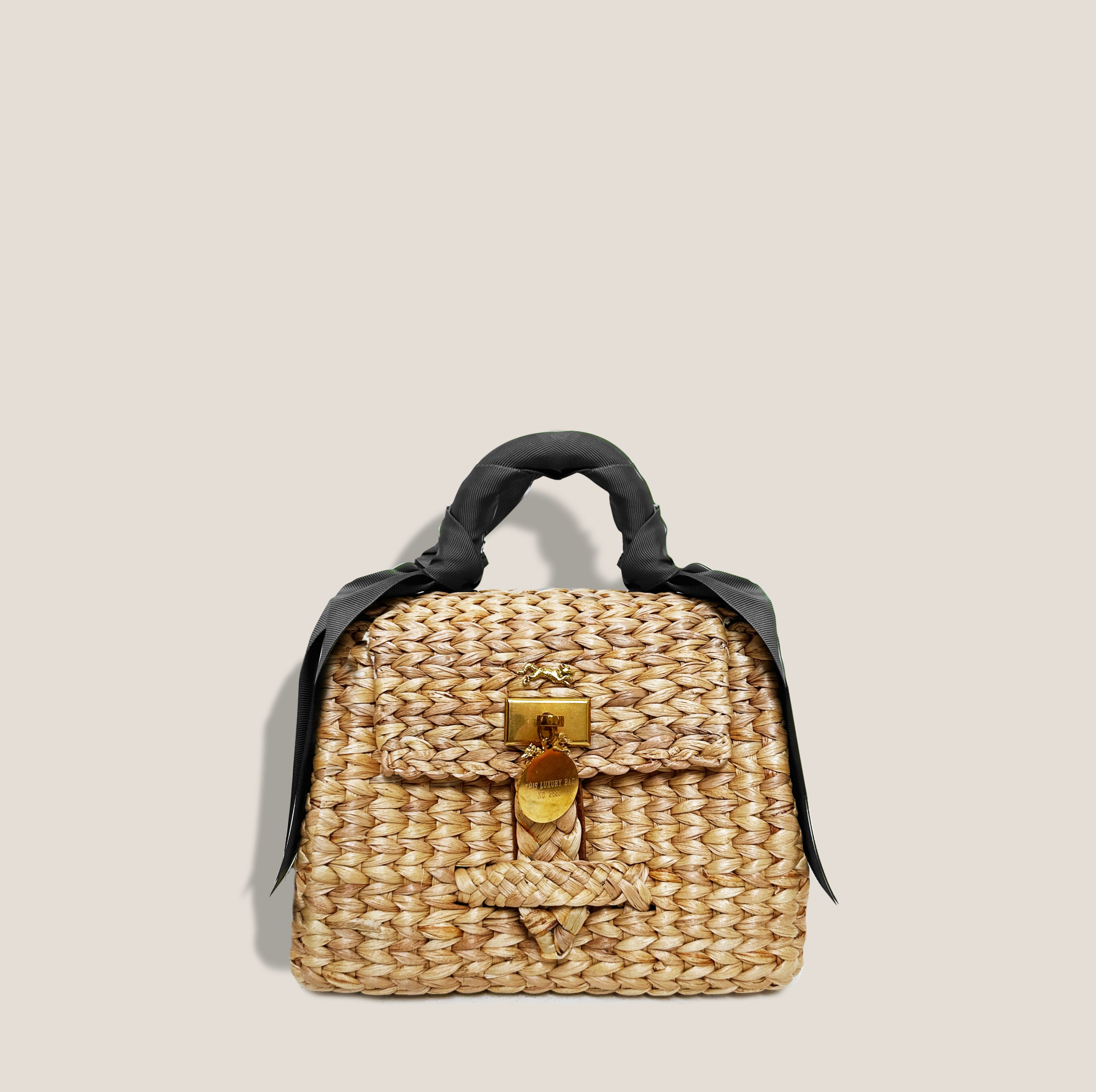 MME. CARLTON STRAW PETITE - NOIR