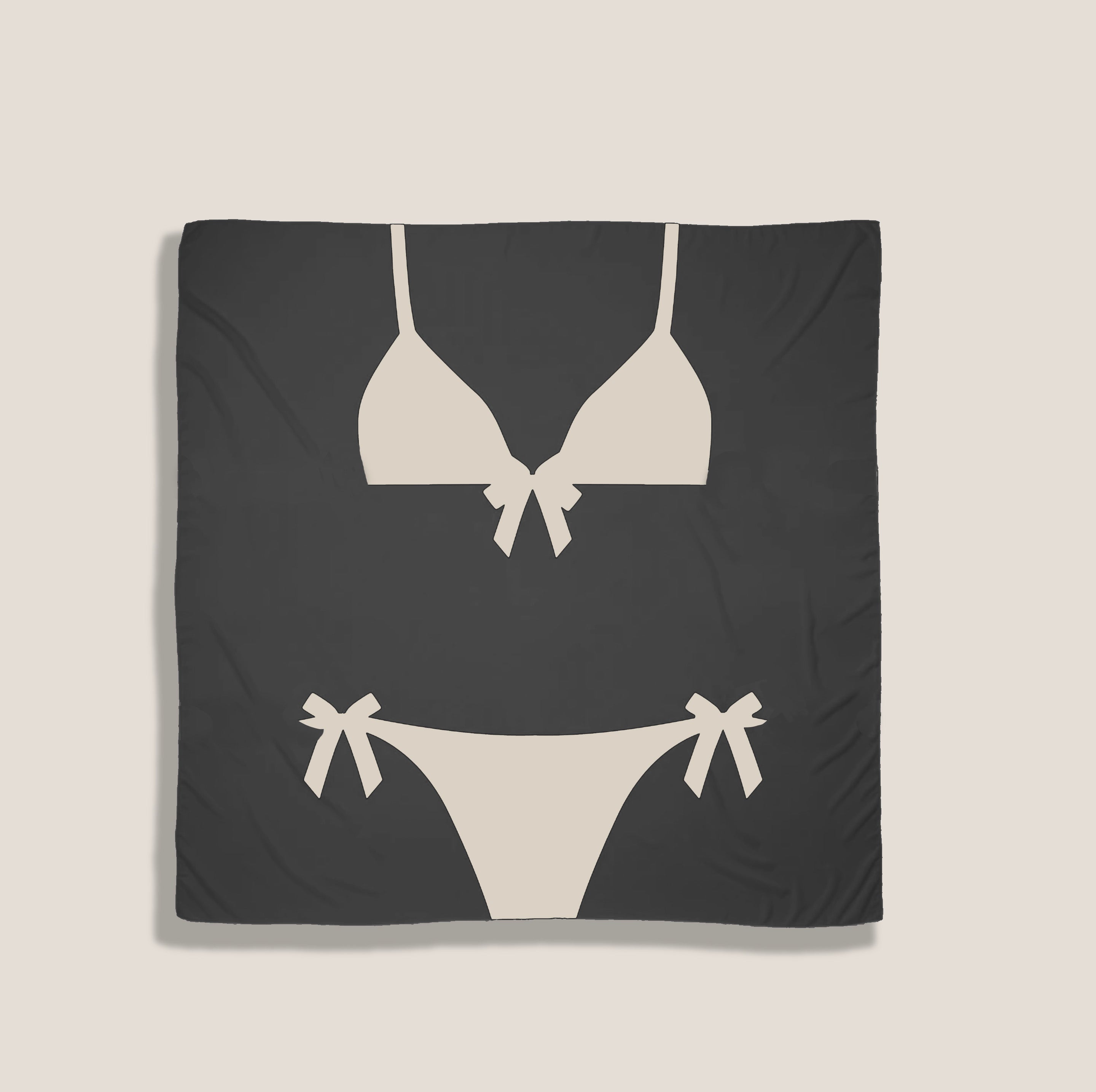 MME. SIGNATURE BEACH SCARF COVERUP - BIKINI
