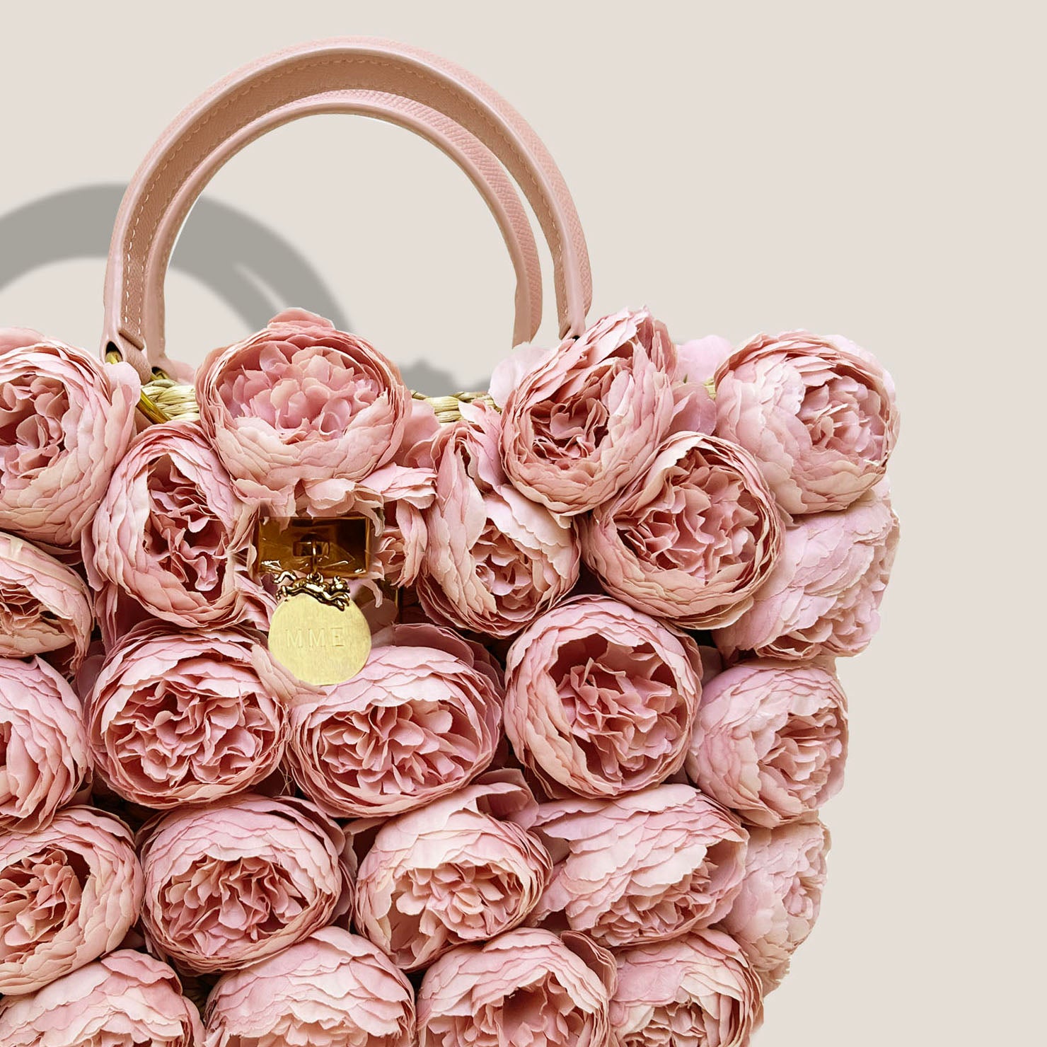 MME. BLOOM BOUQUET TOTE - Barely Pink