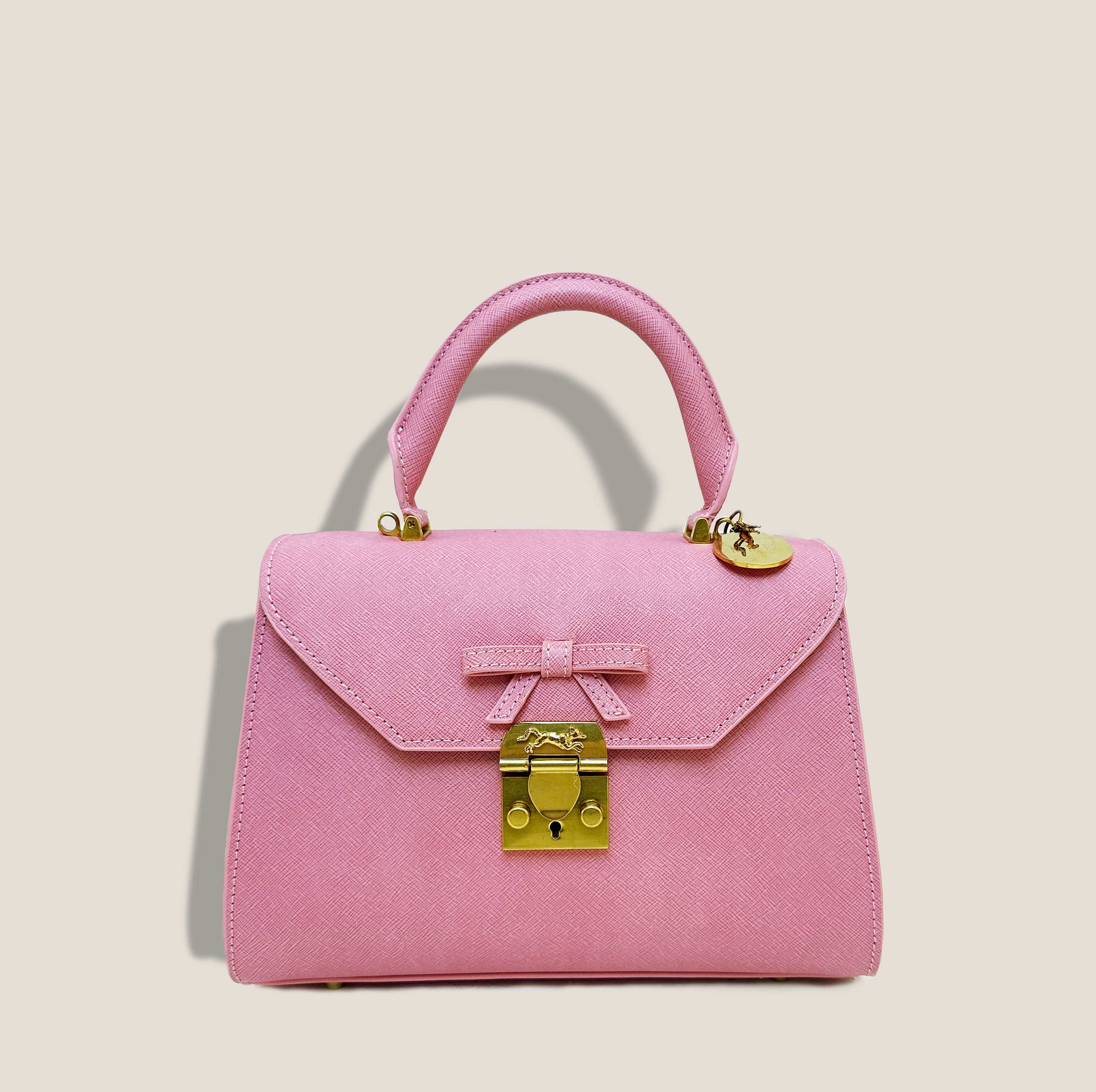 MME. AUDREY BOW Bag - ROSE