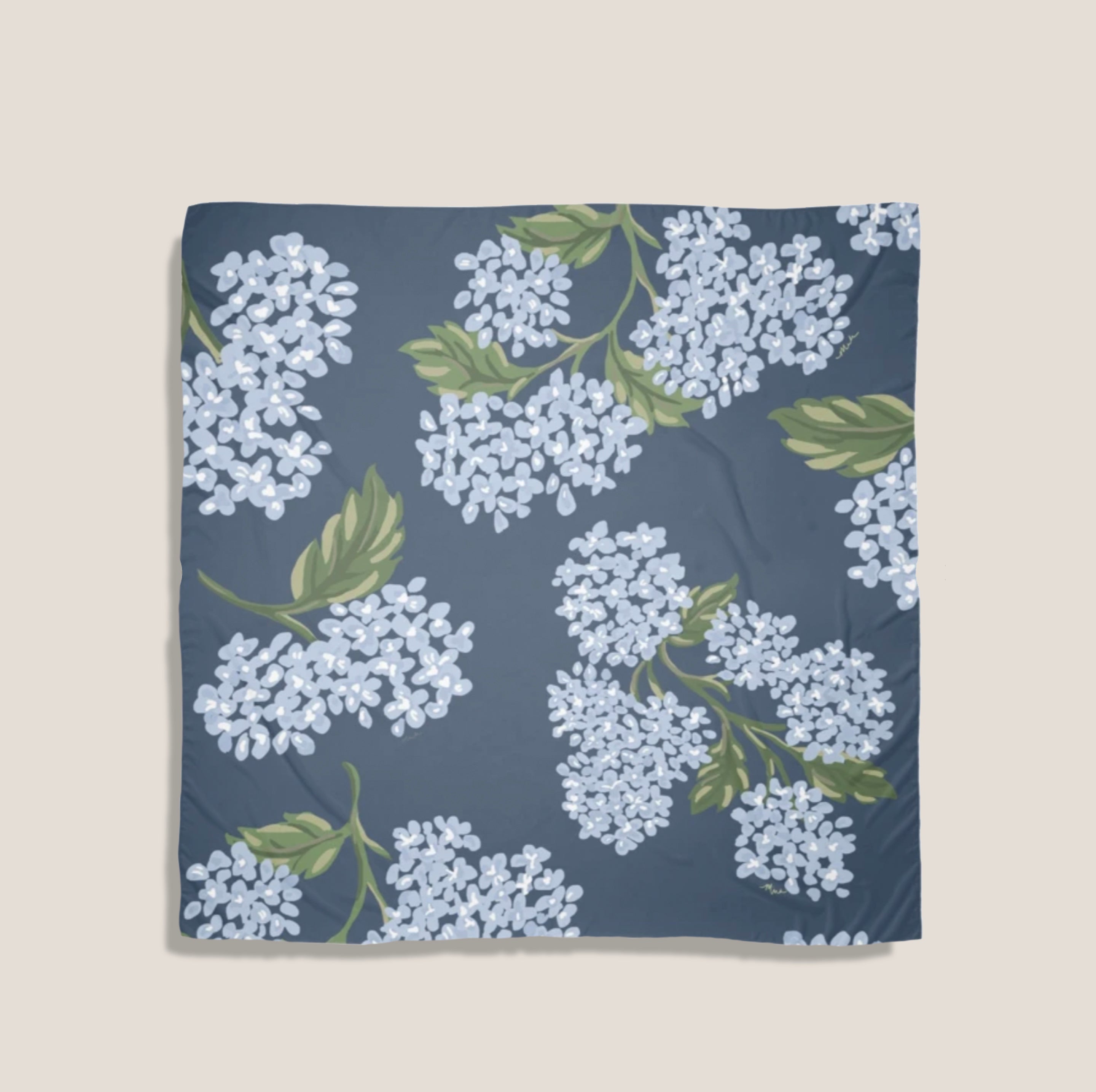 MME.MINK HYDRANGEA SCARF