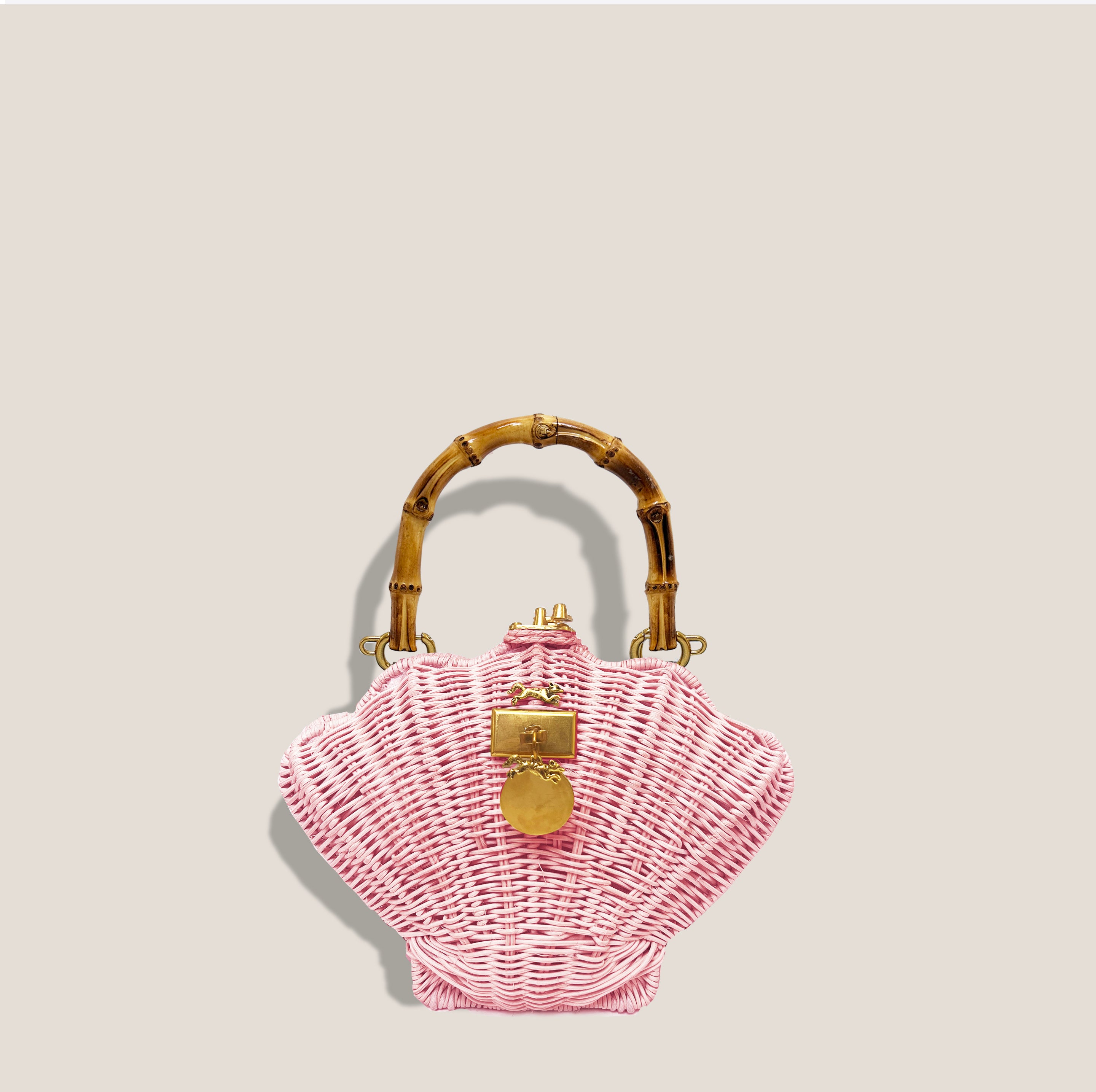 MME.MINK SHELL Clutch - PINK