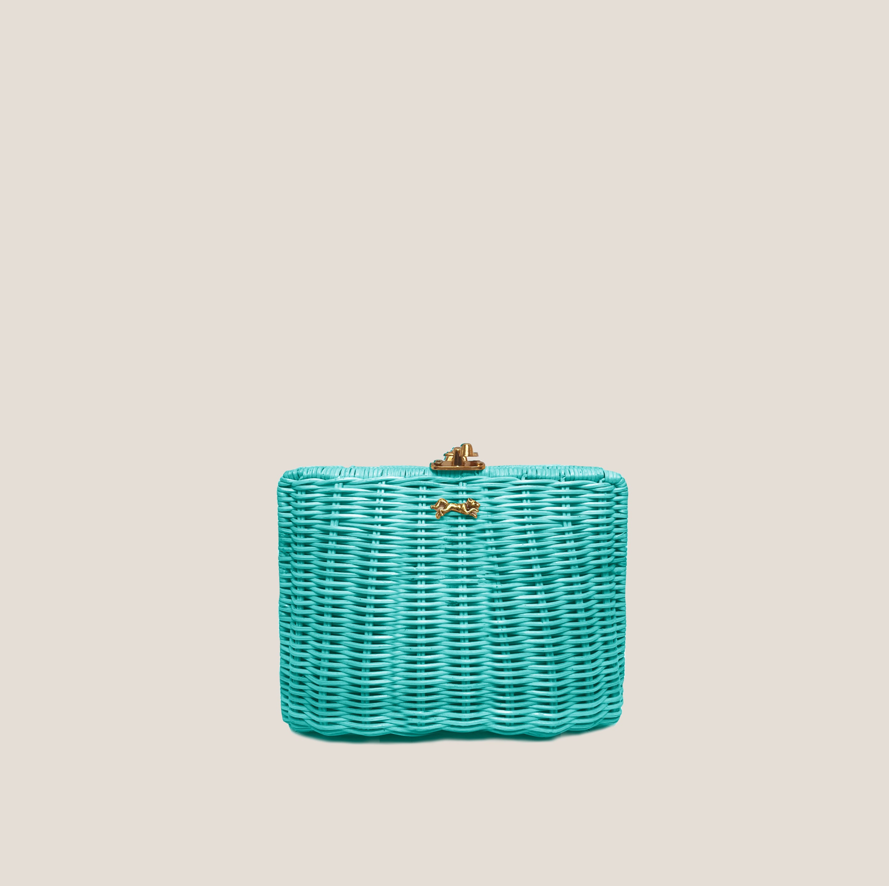 MME. TEENI WEENI BIKINI CLUTCH - BREAKFAST BLUE