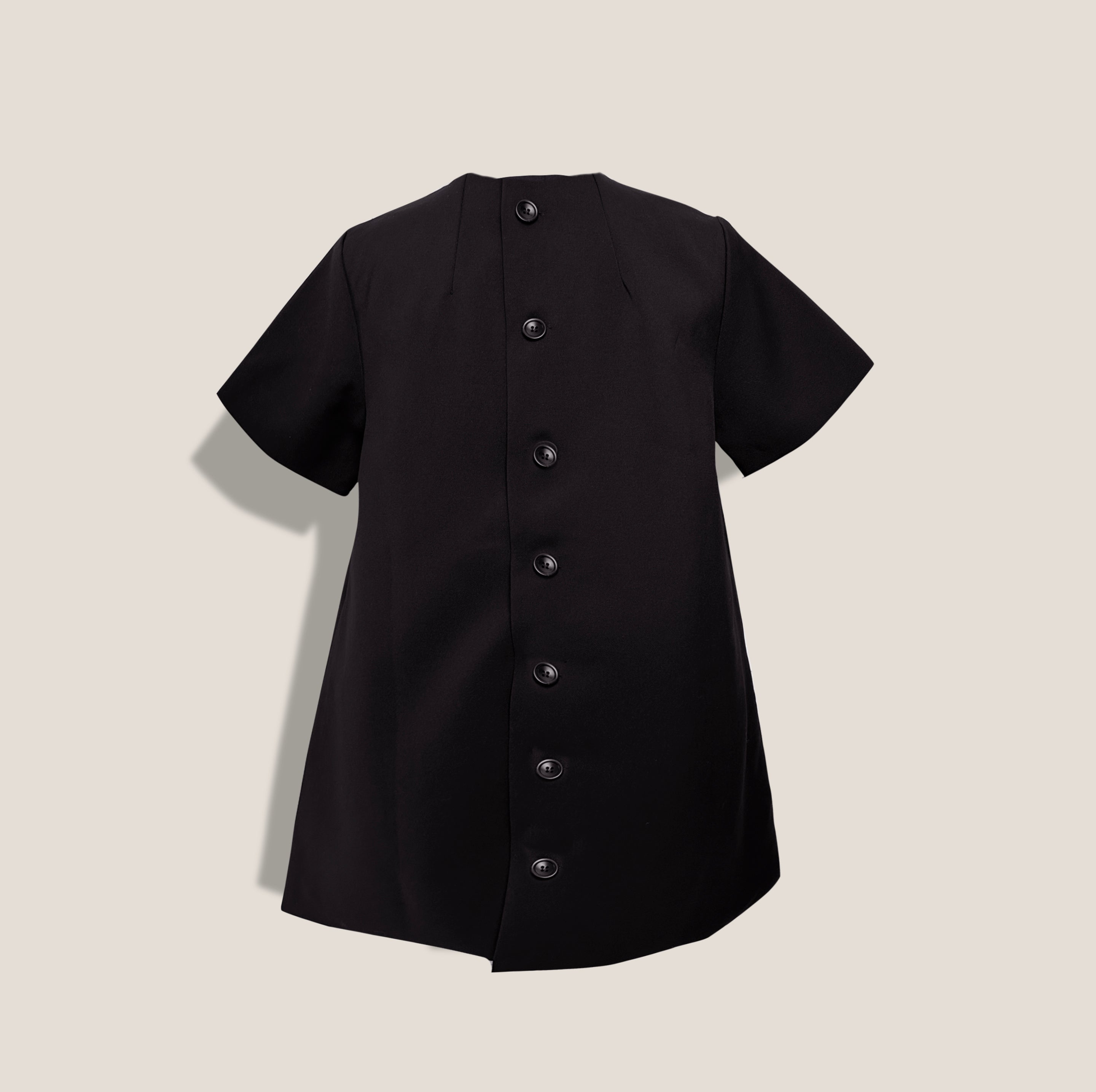 MME. CARLTON MINI BOW DRESS - NOIR