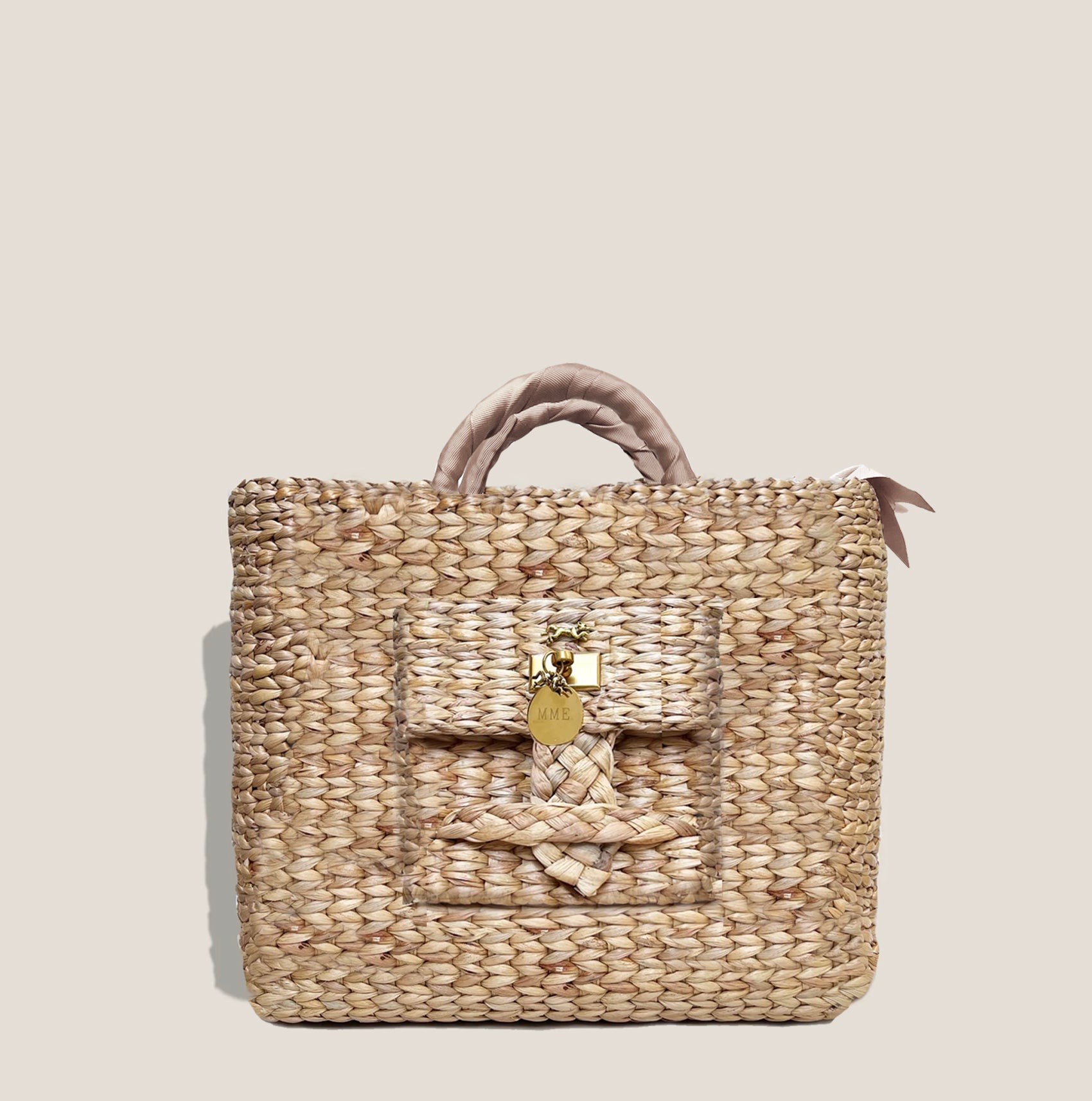MME. SISSY POCKET TOTE - Nude