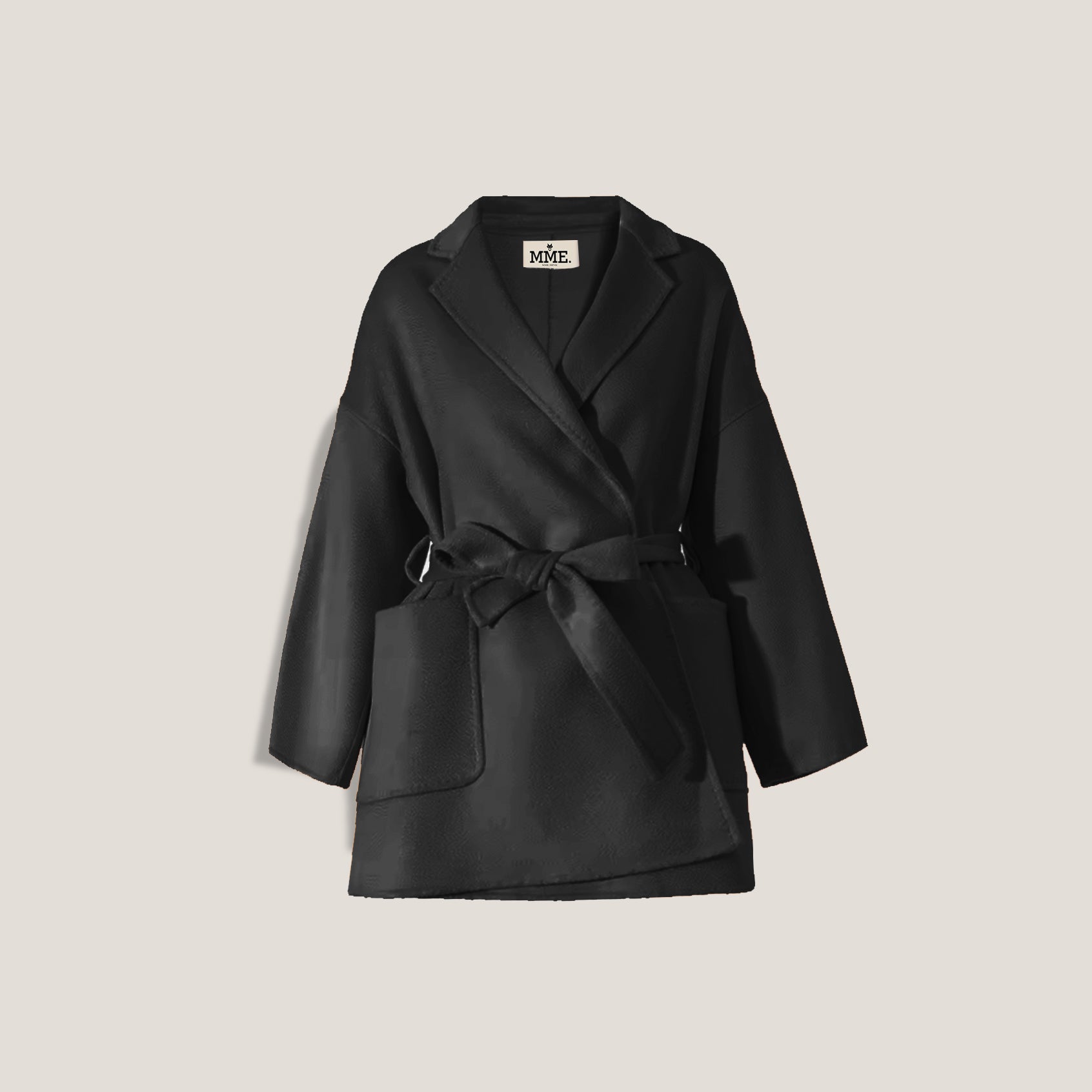 MME. KENNEDY 3/4 COAT - NOIR
