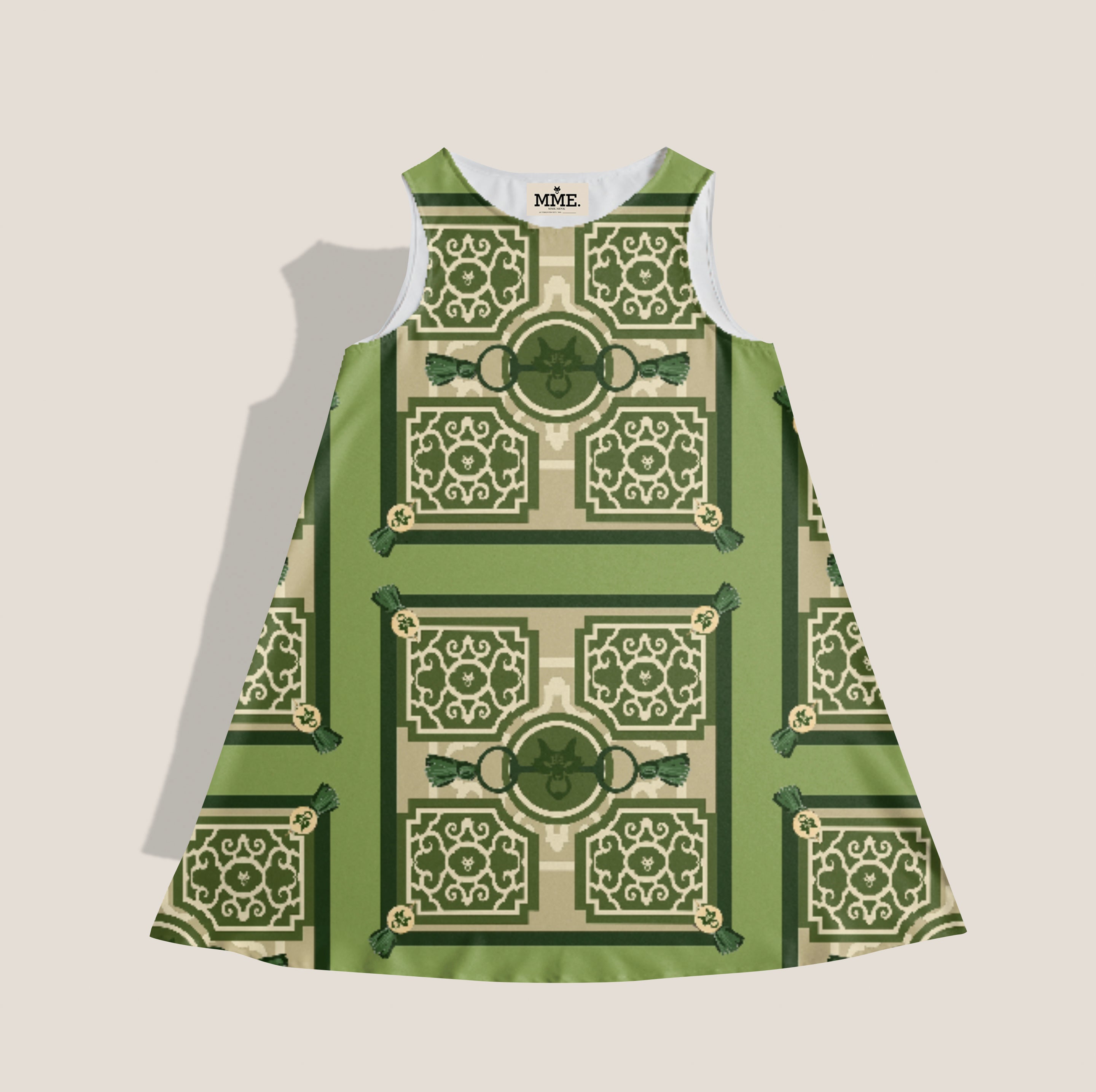 MME. SIGNATURE GARDEN SCARF DRESS