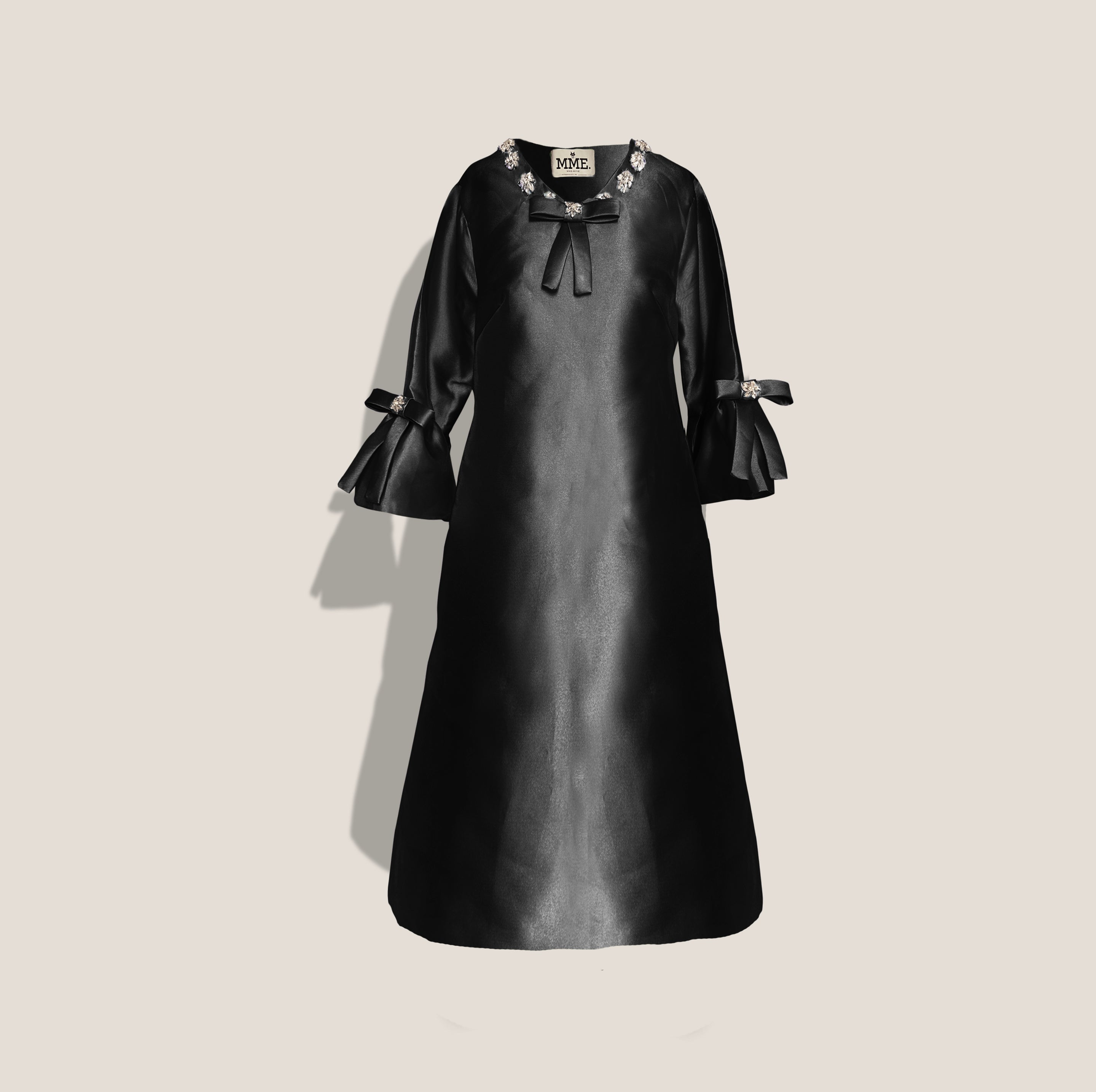MME.MINK OPERA GARDEN GOWN - NOIR