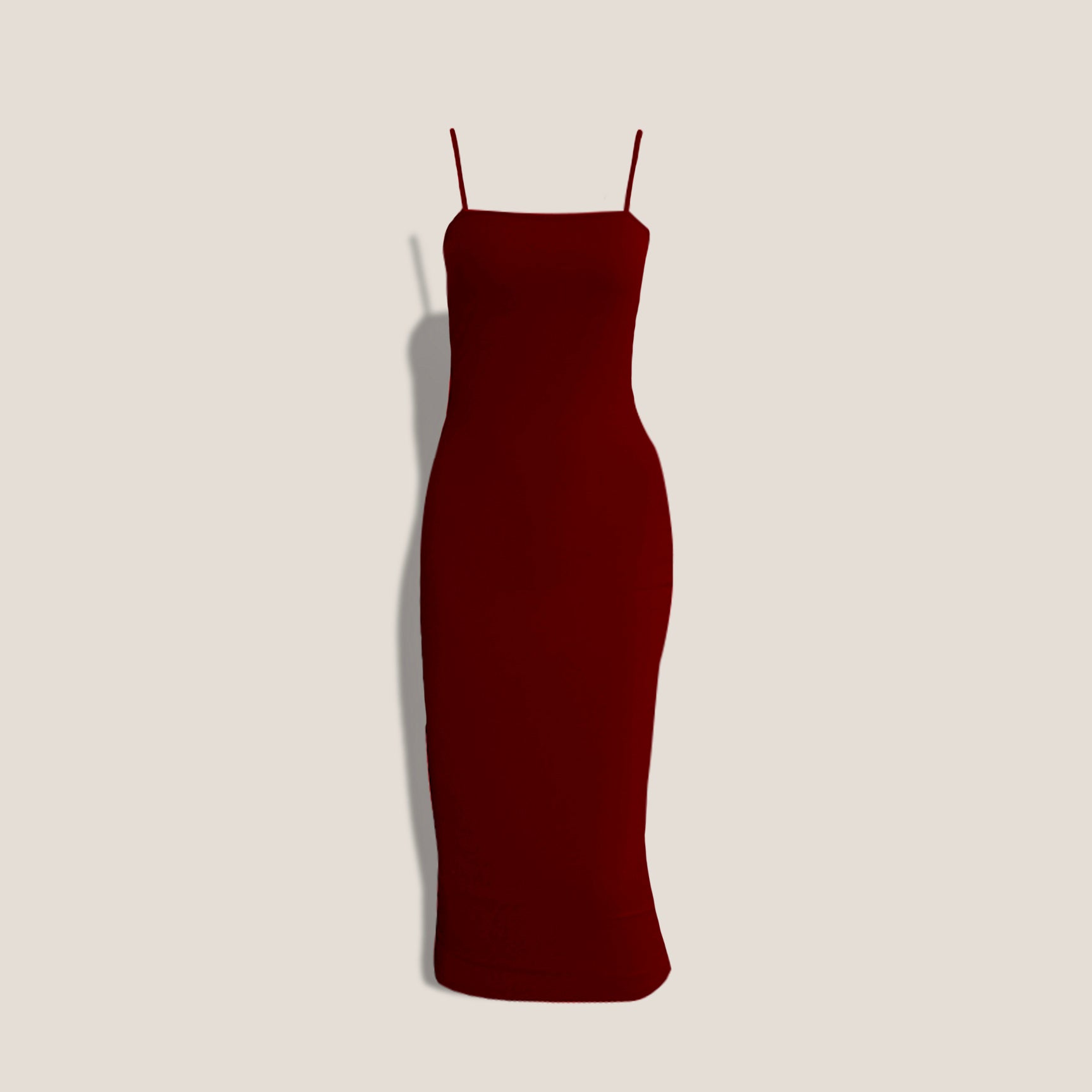 THE "SKINNY DIP SLIP" Dress - BURGUNDY