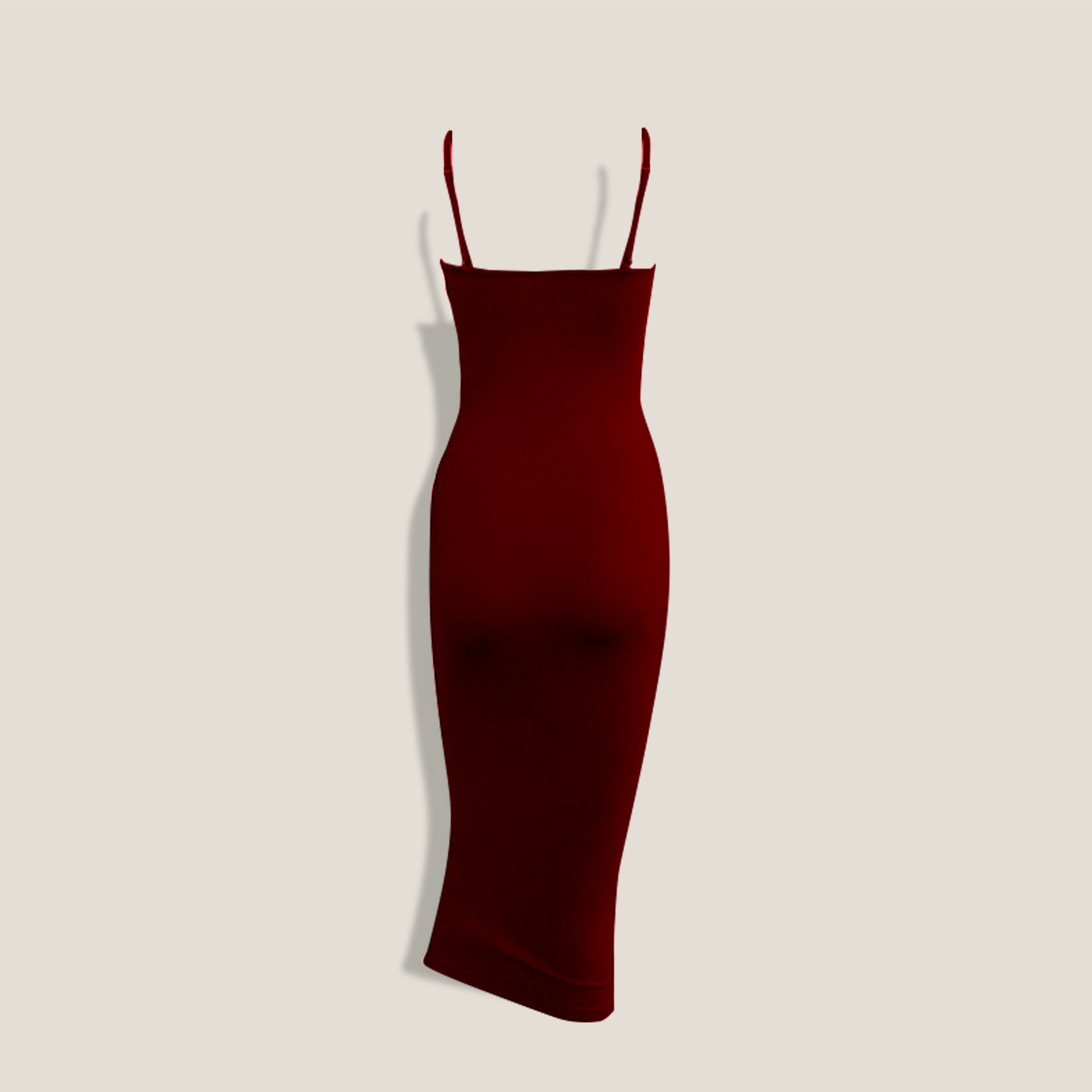THE "SKINNY DIP SLIP" Dress - BURGUNDY
