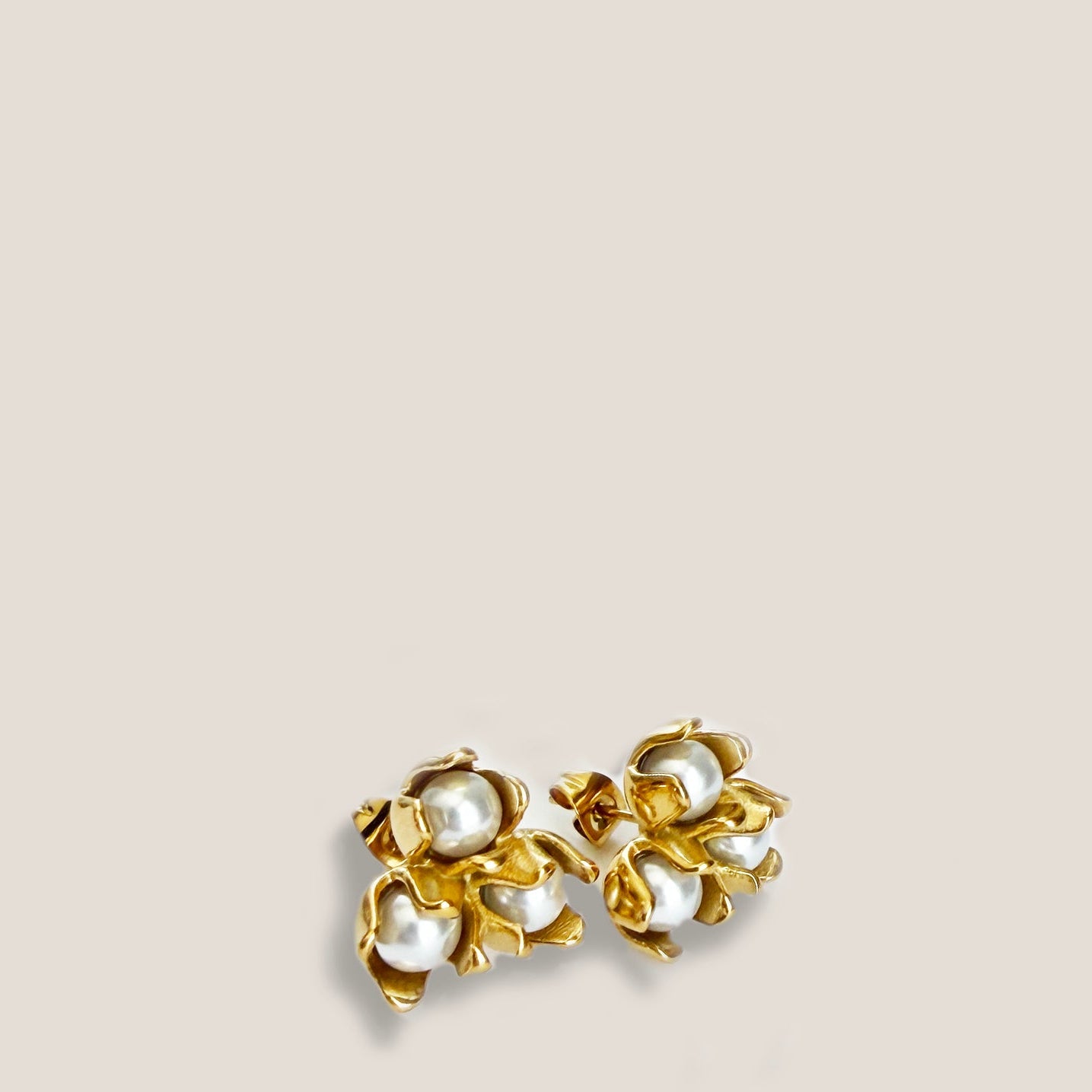 MME. FRENCH BUD EARRINGS