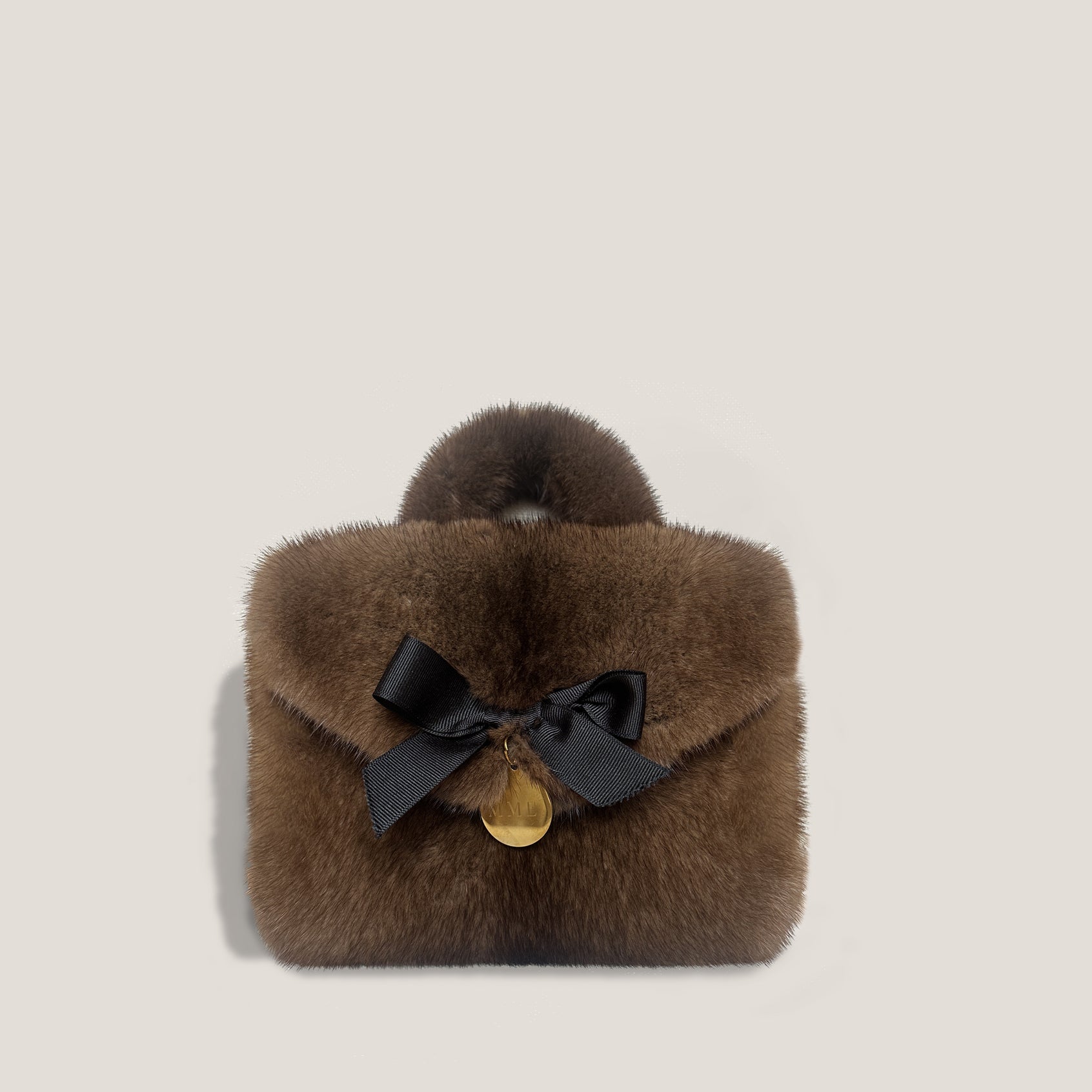 MME. MISS CARLTON BOW MINK BAG - Vintage Mink