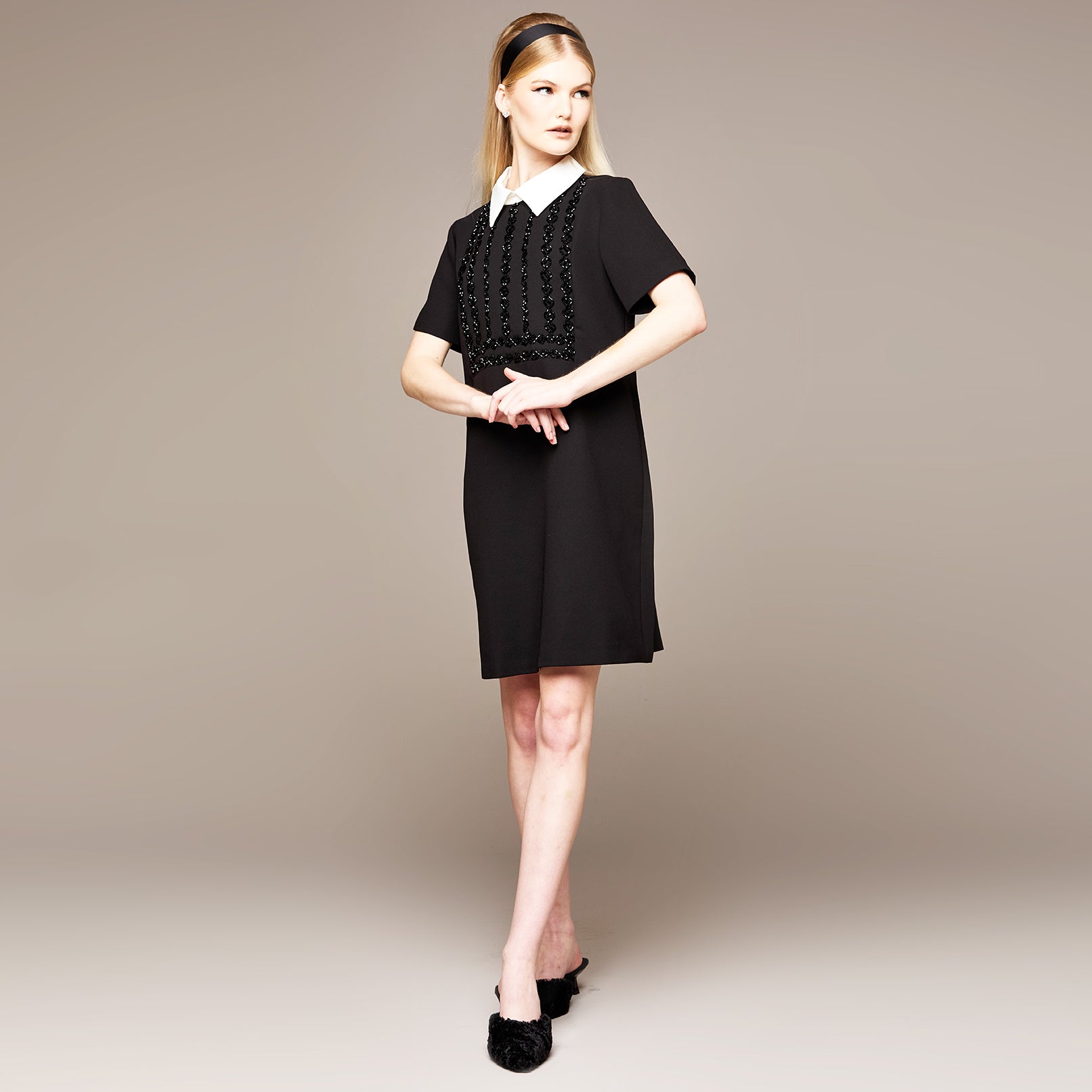 MME.MINK "TUXEDO" Dress