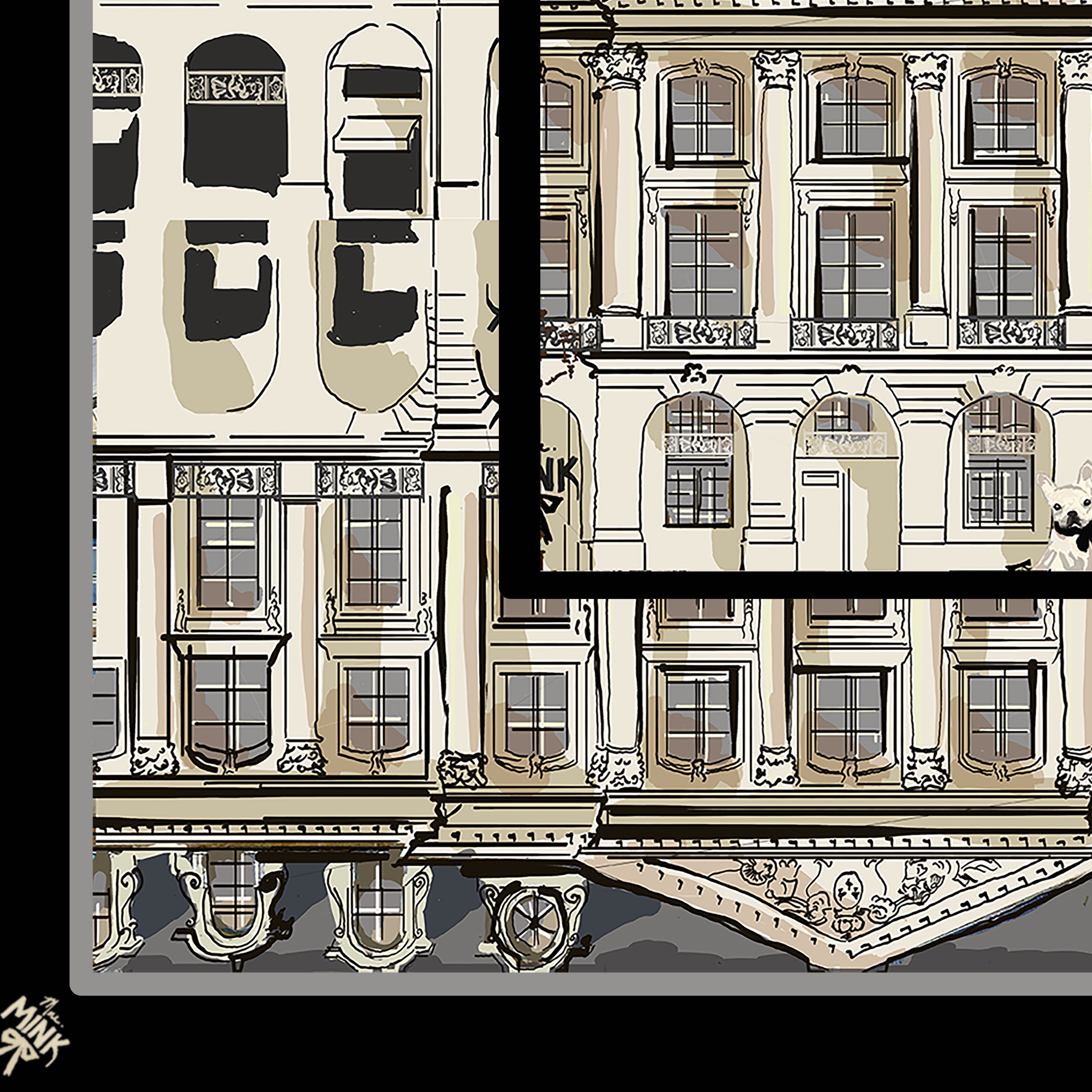 MEET MME.MINK VENDOME Scarf