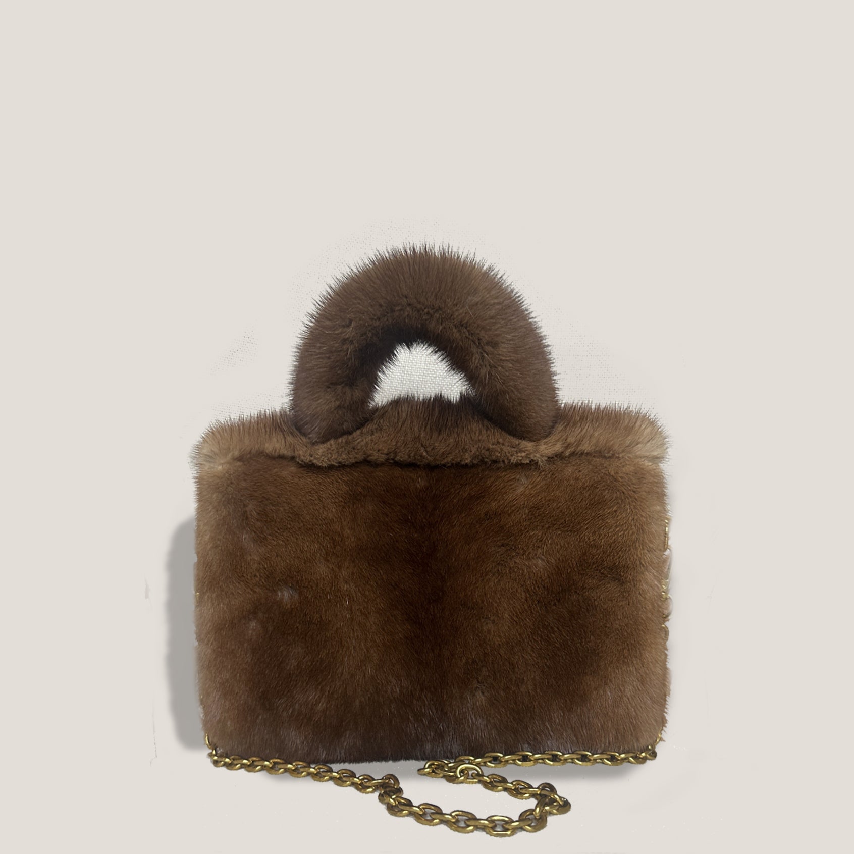 MME. MISS CARLTON BOW MINK BAG - Vintage Mink