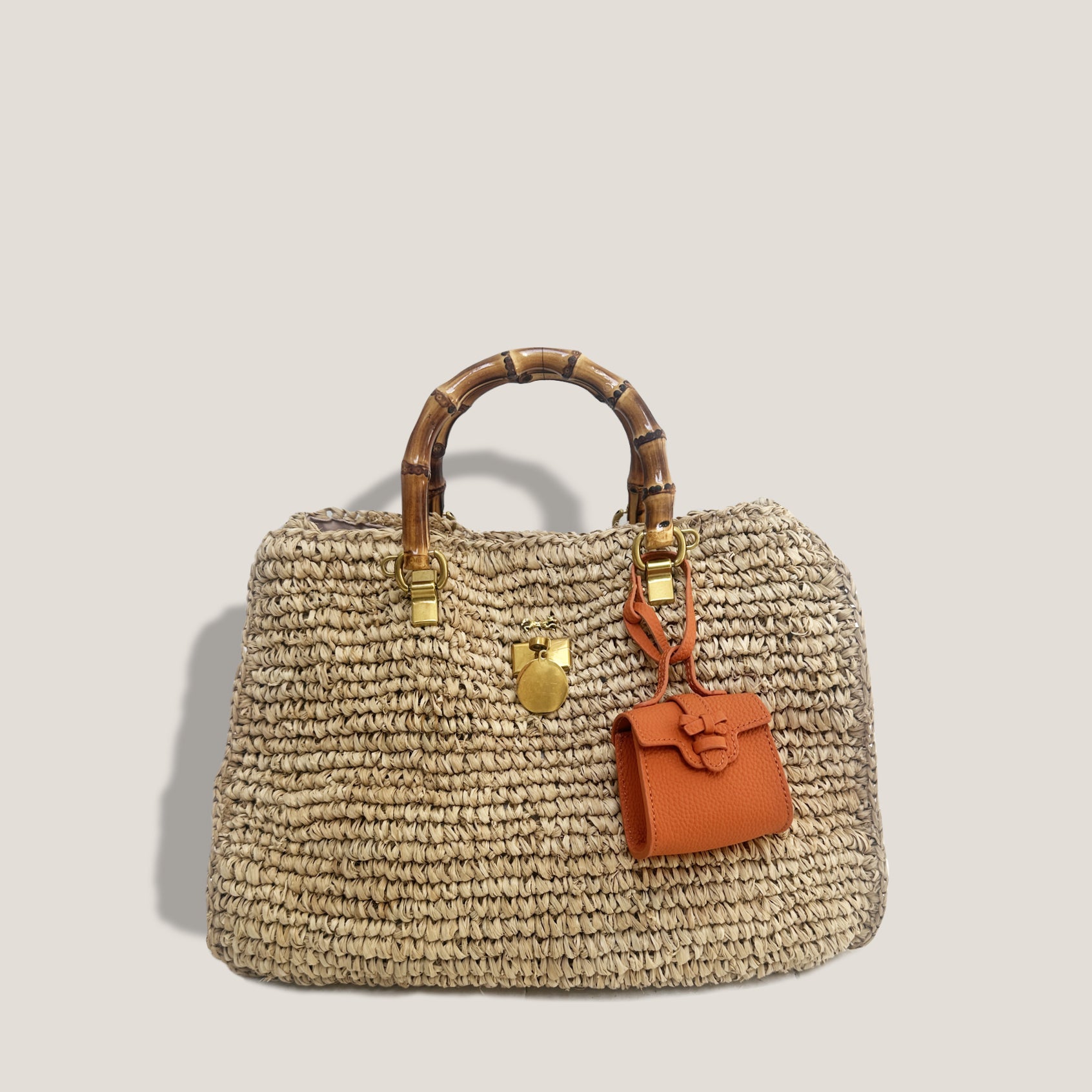 MME. BABY CARLTON BOW BAG - CLEMENTINE