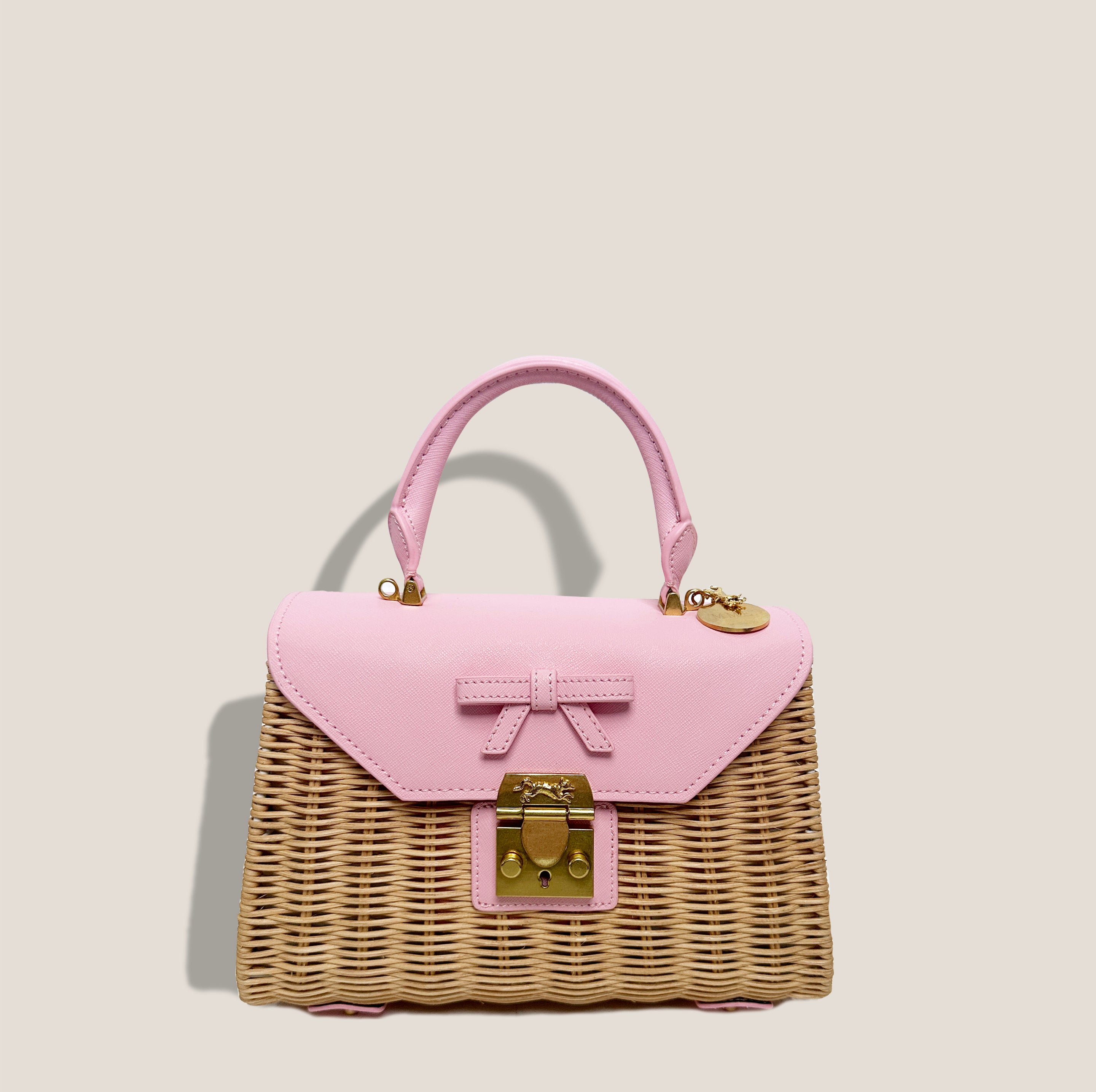 MME.MINK x THE COLONY HOTEL PALM BEACH LADY BASKET BAG