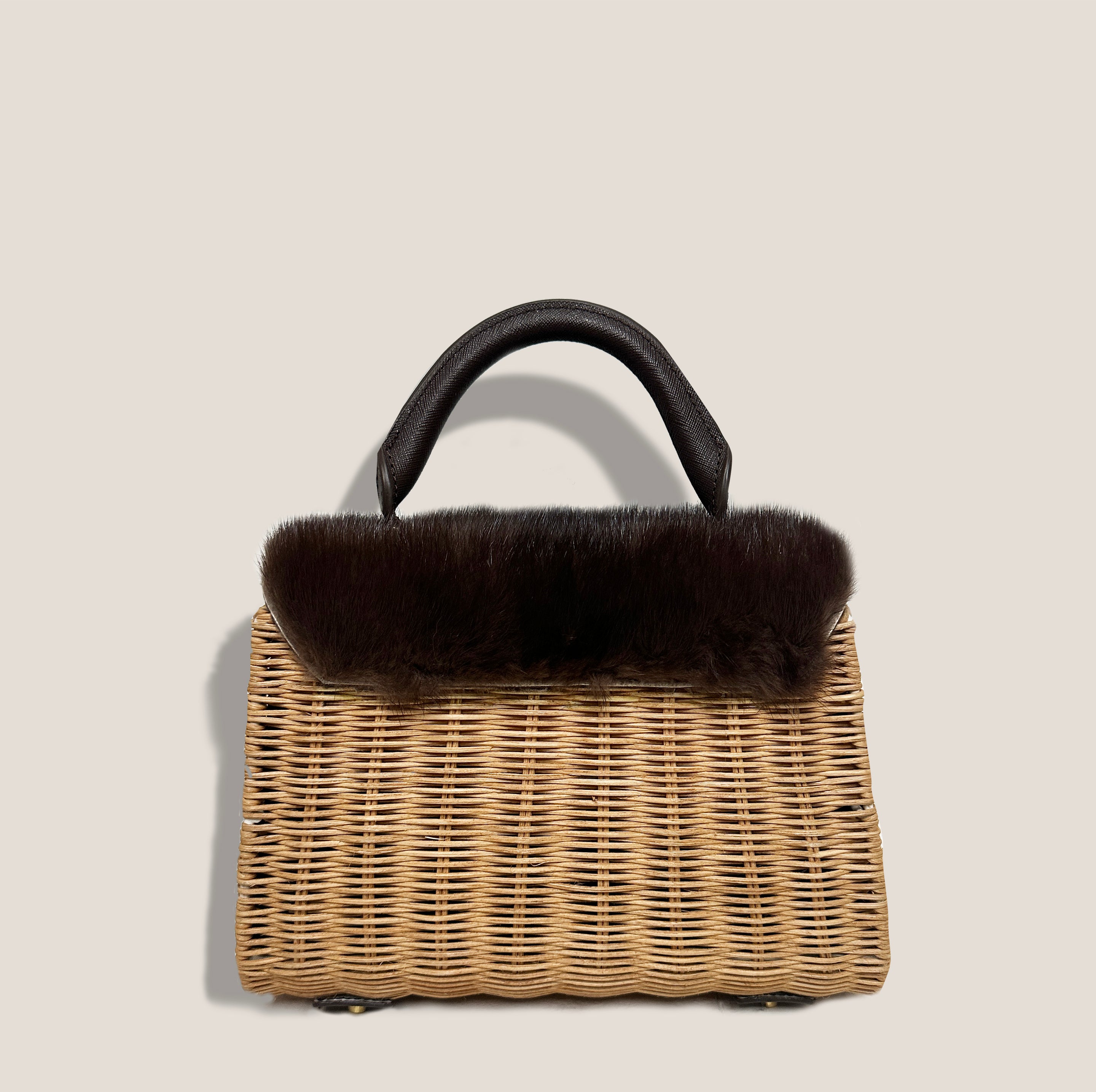 MME. AUDREY MINK BASKET*