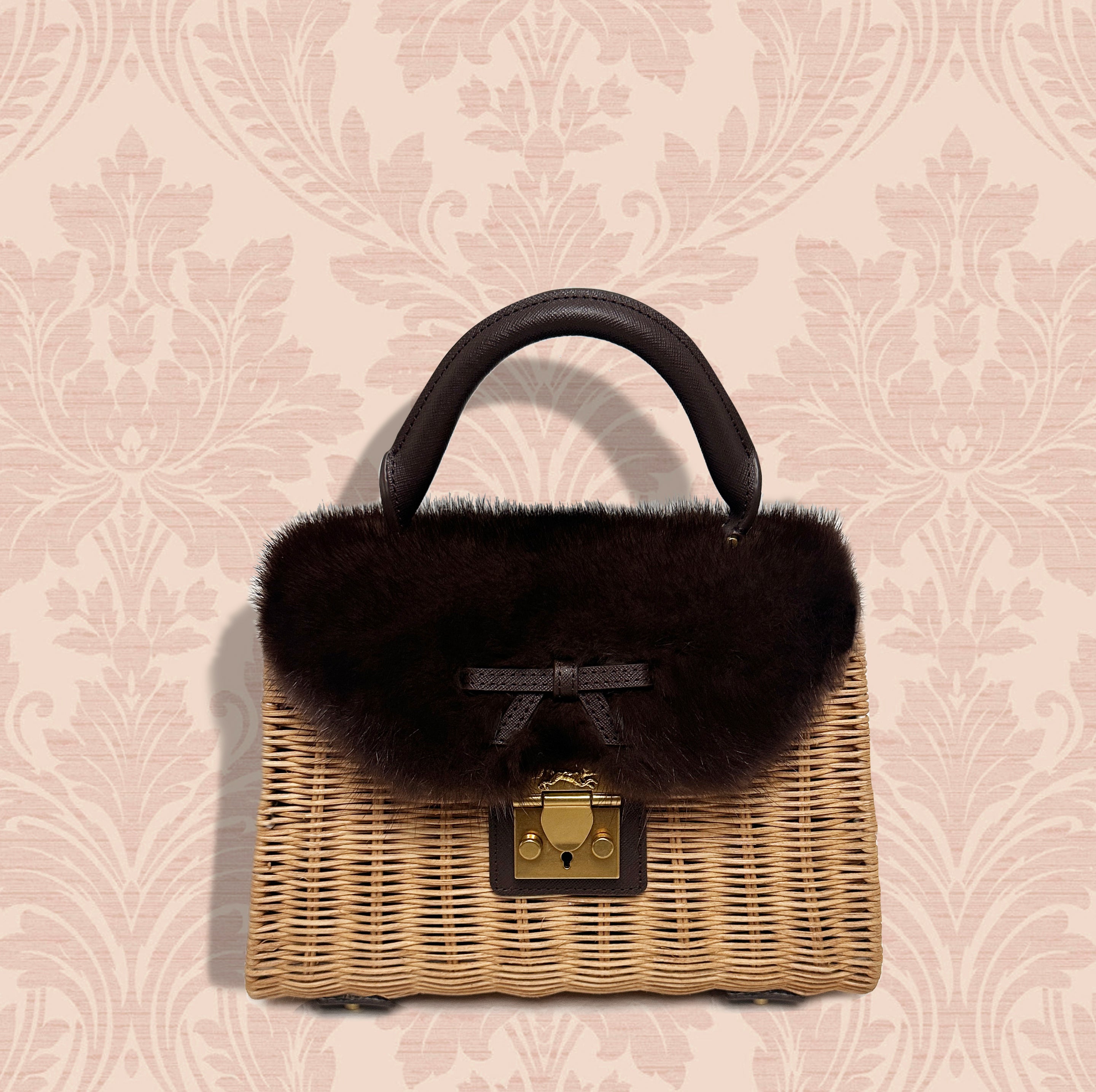 MME. AUDREY MINK BASKET*