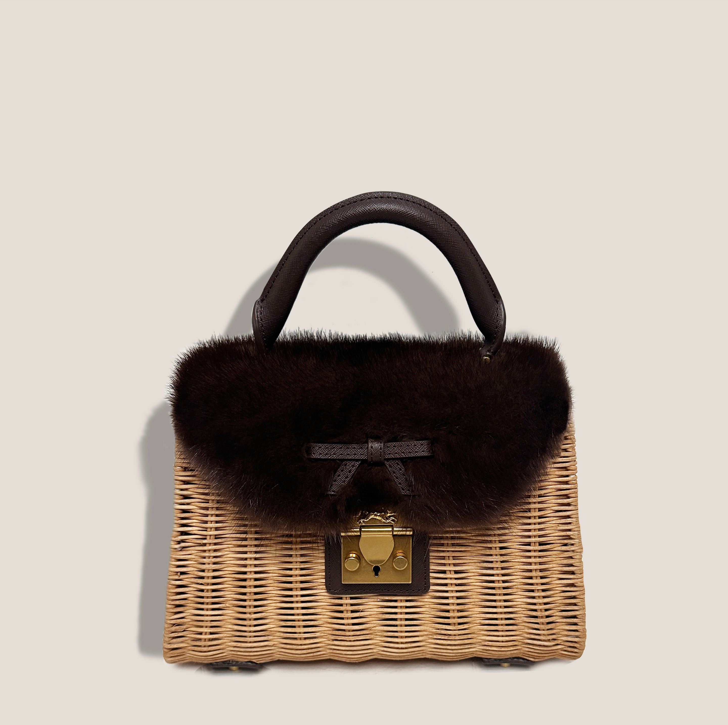 MME. AUDREY MINK BASKET