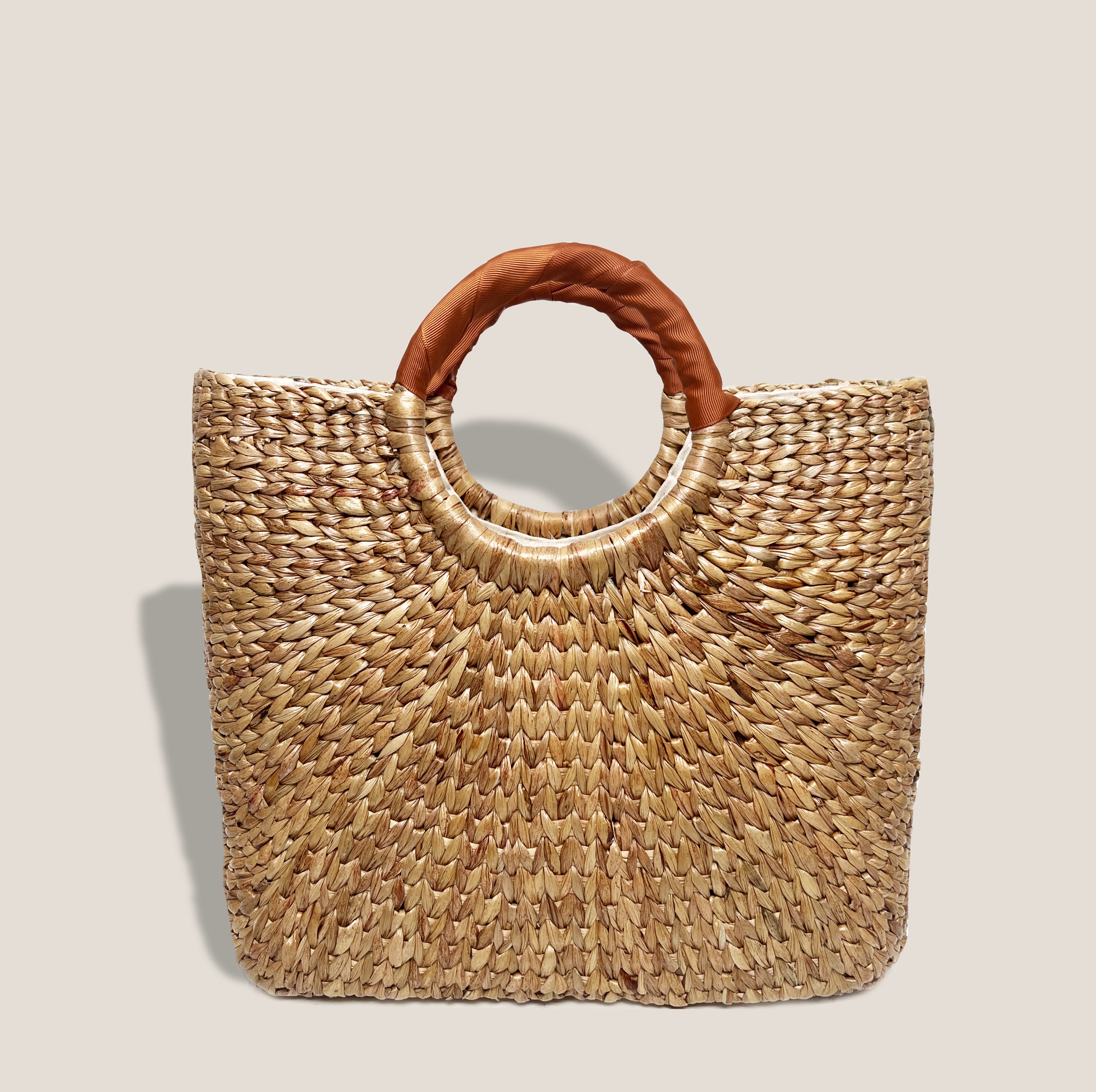 MME. BENTLEY BOW PETITE TOTE - Cognac