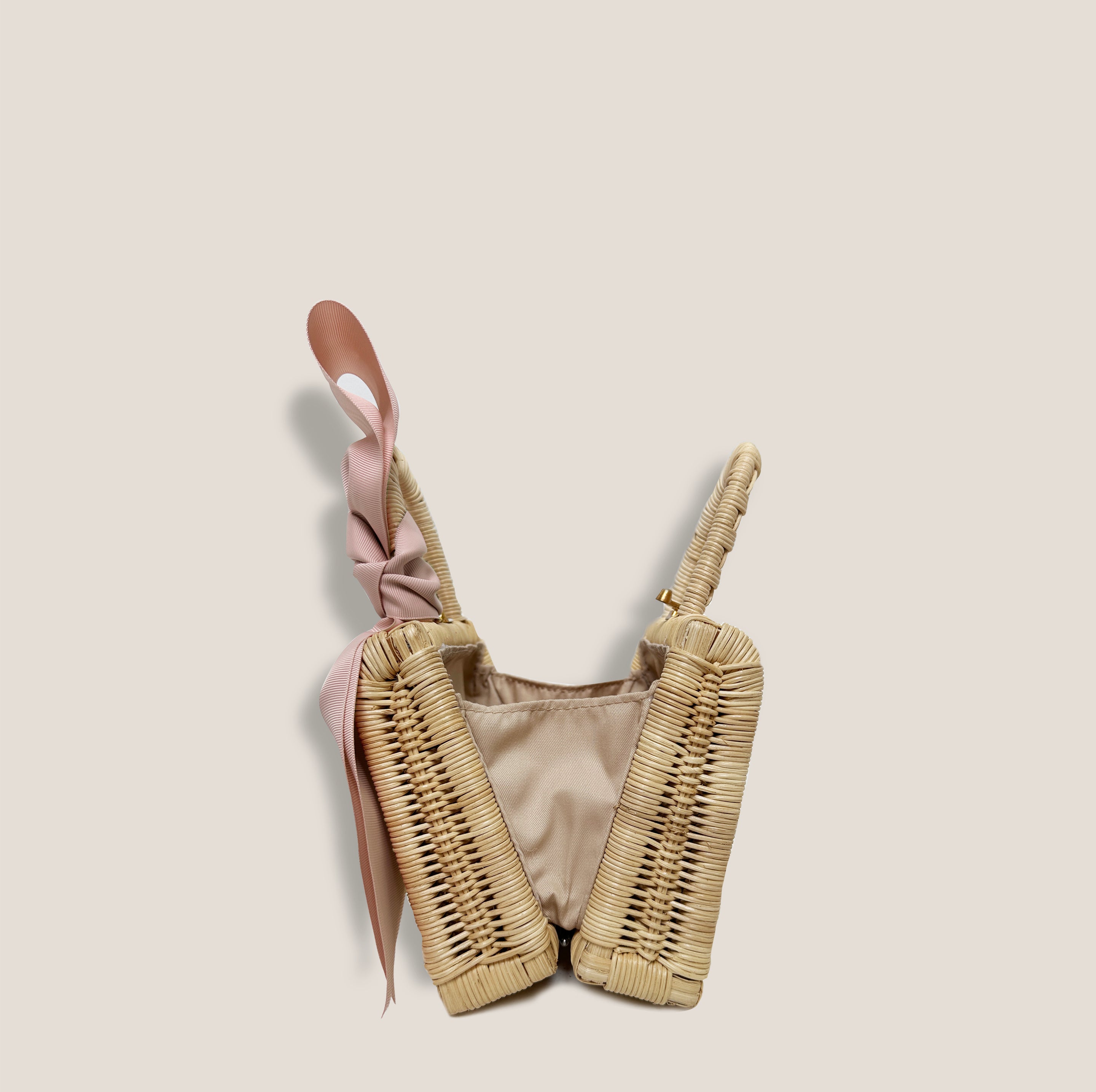 MME. BABY MONACO BAG - Barely Pink