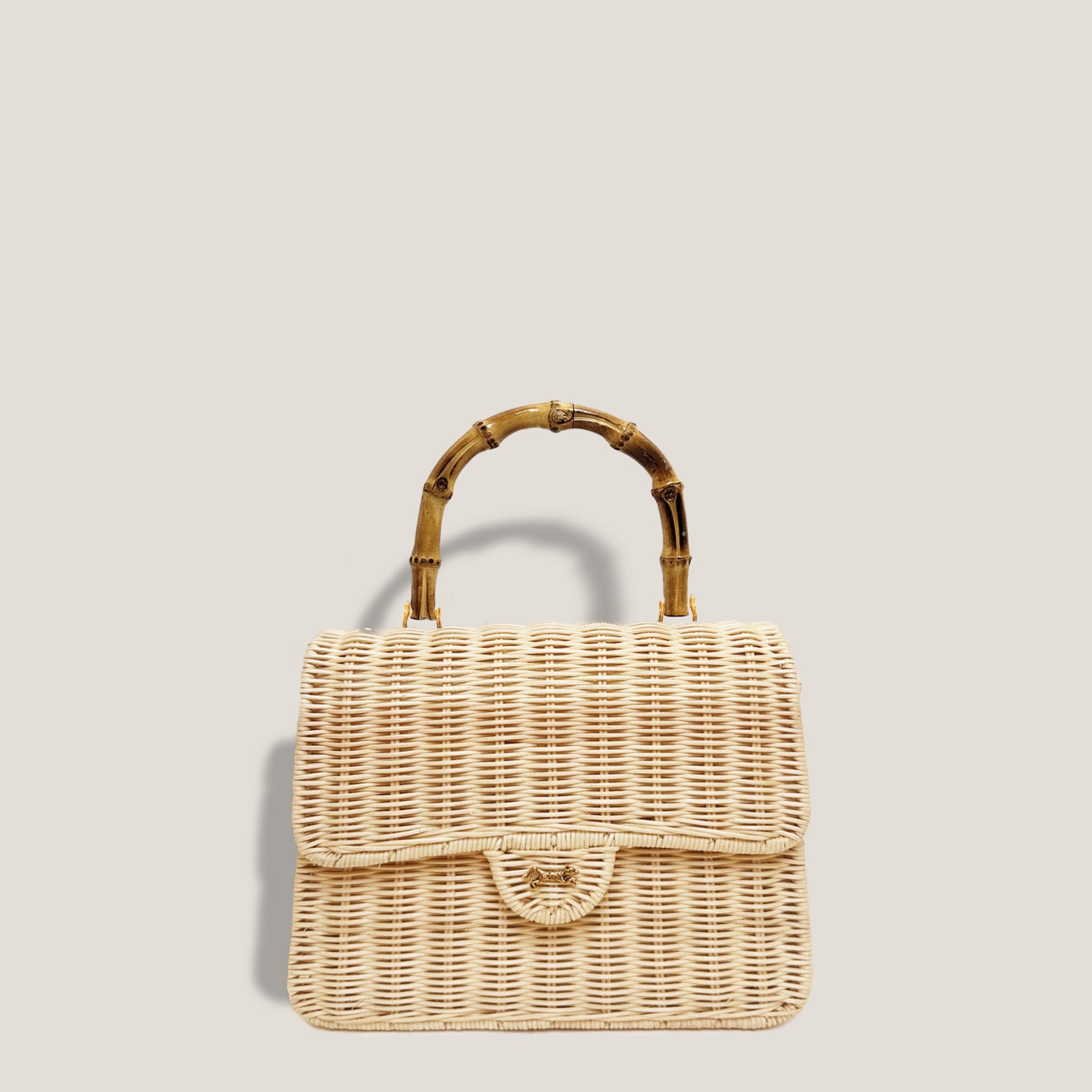 MME. BELGRAVIA BASKET - NATURAL