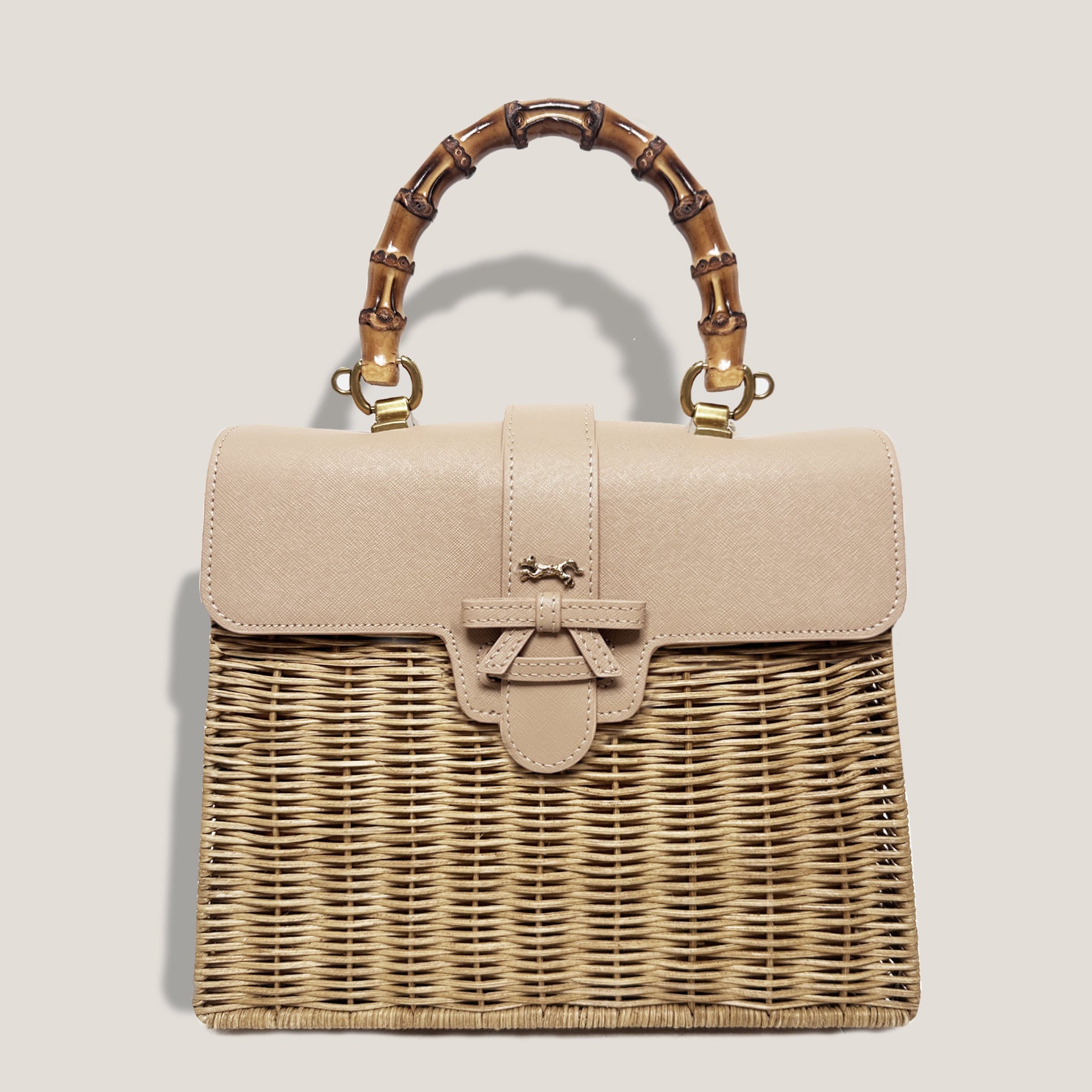 MISS ONASSIS BASKET - NUDE