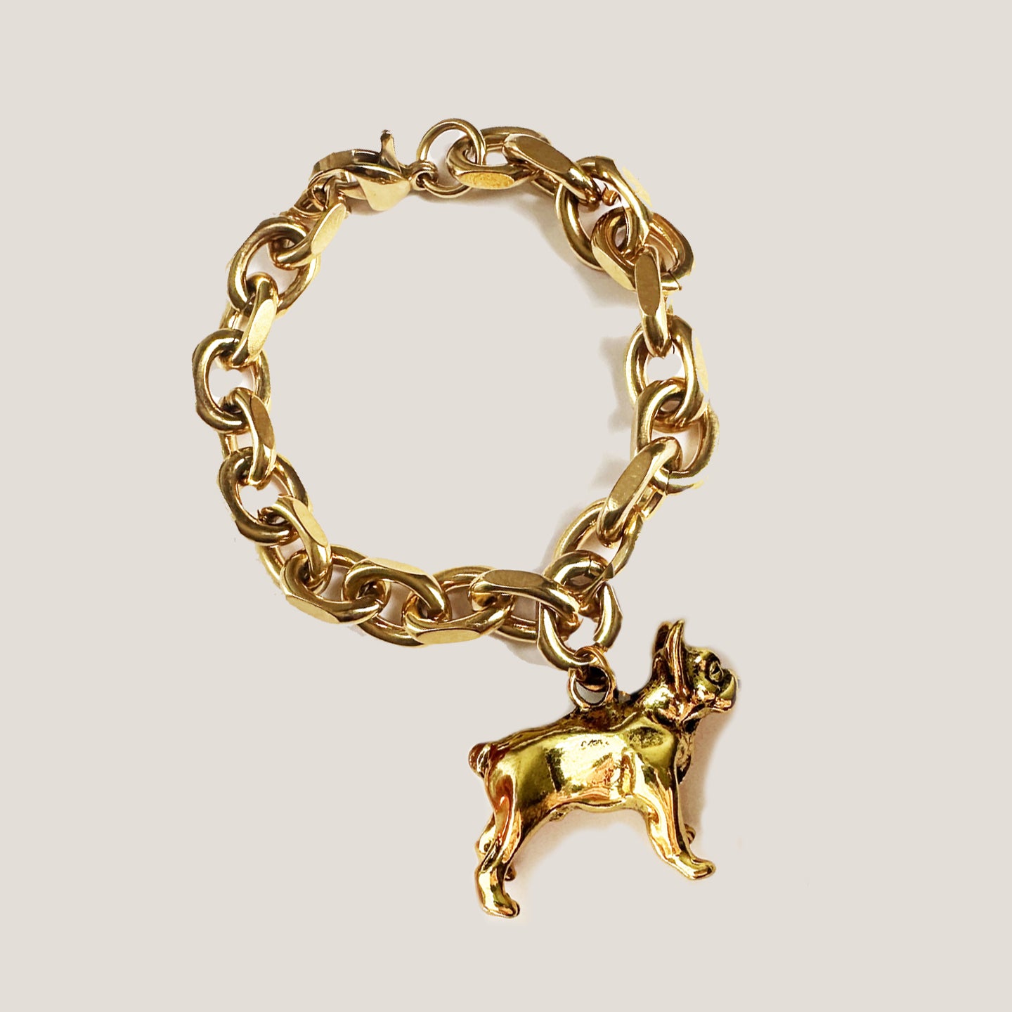 MME. CHARM LINK BRACELET with FRENCHIE