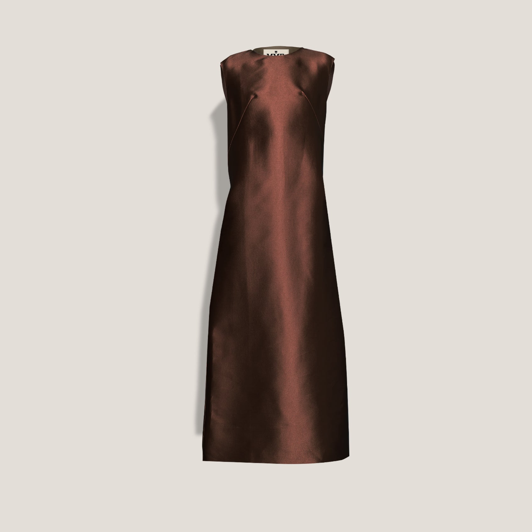 MME. CIGARETTE GARDEN DRESS - Chocolate