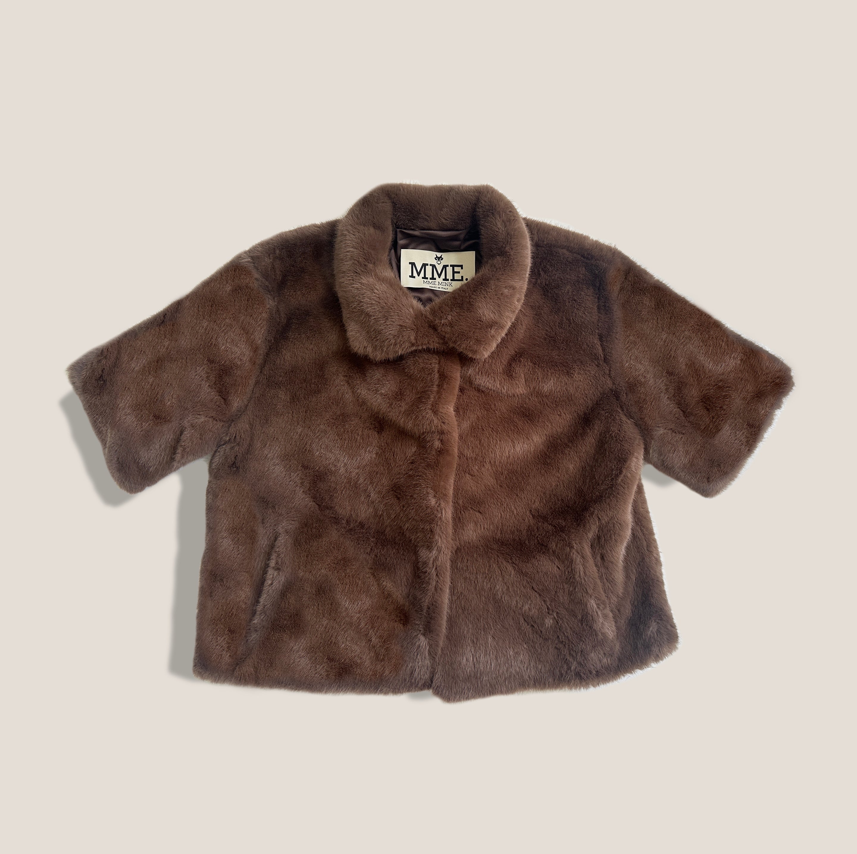 THE MINKY DAY COAT - COCOA