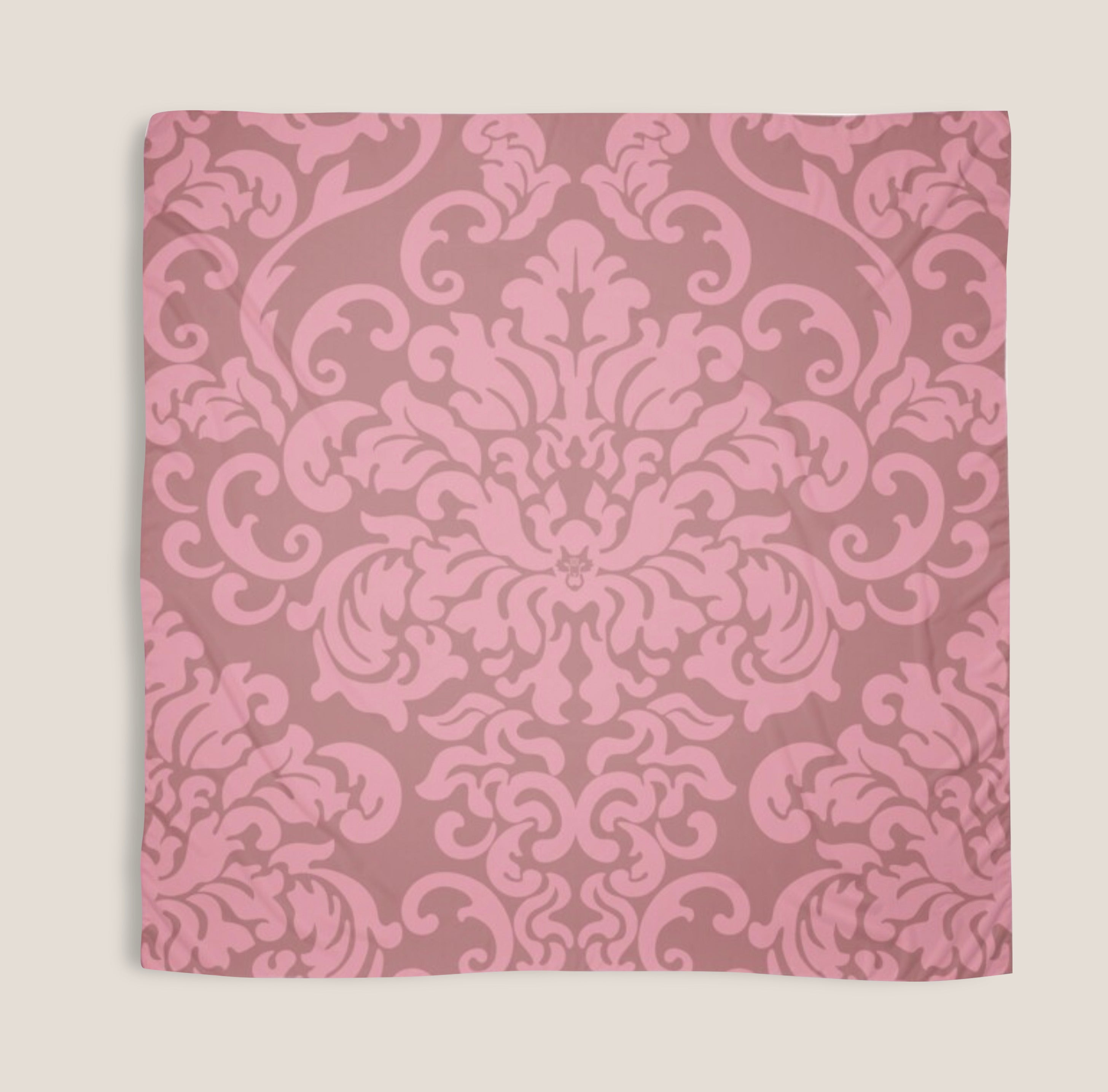 MME. PALACE PINK BEACH SCARF COVERUP