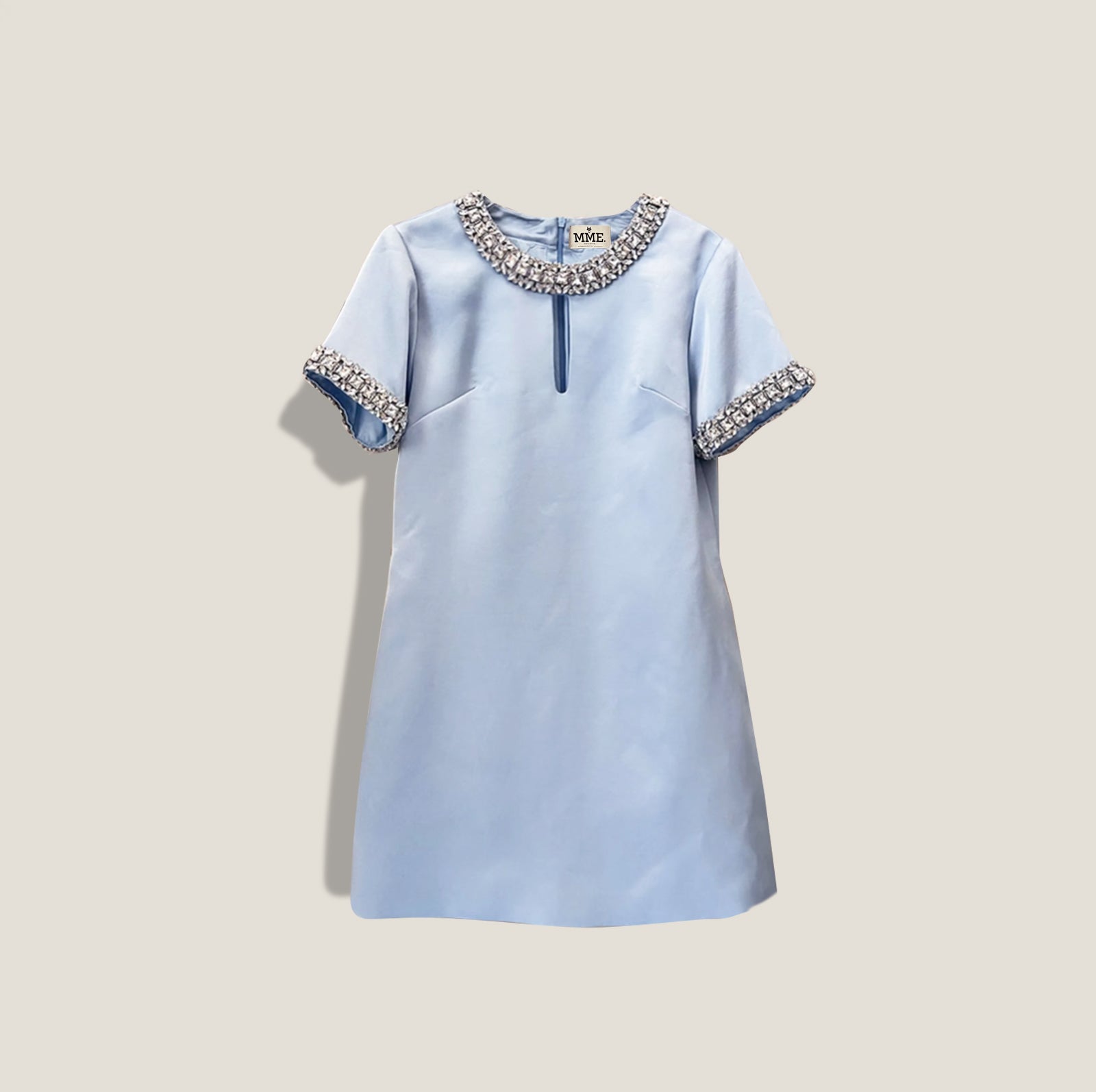 MME. OPERA MINI DRESS - CORNFLOWER Large